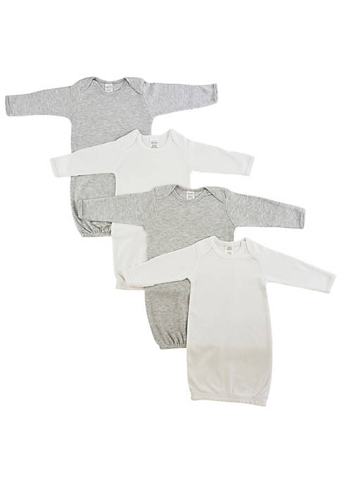 Bambini Newborn Baby Girls 4 pc Gown Set