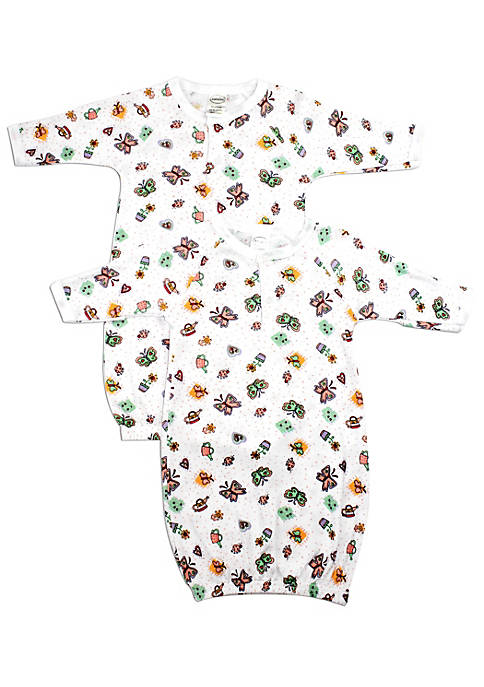 Bambini Girls Print Infant Gowns