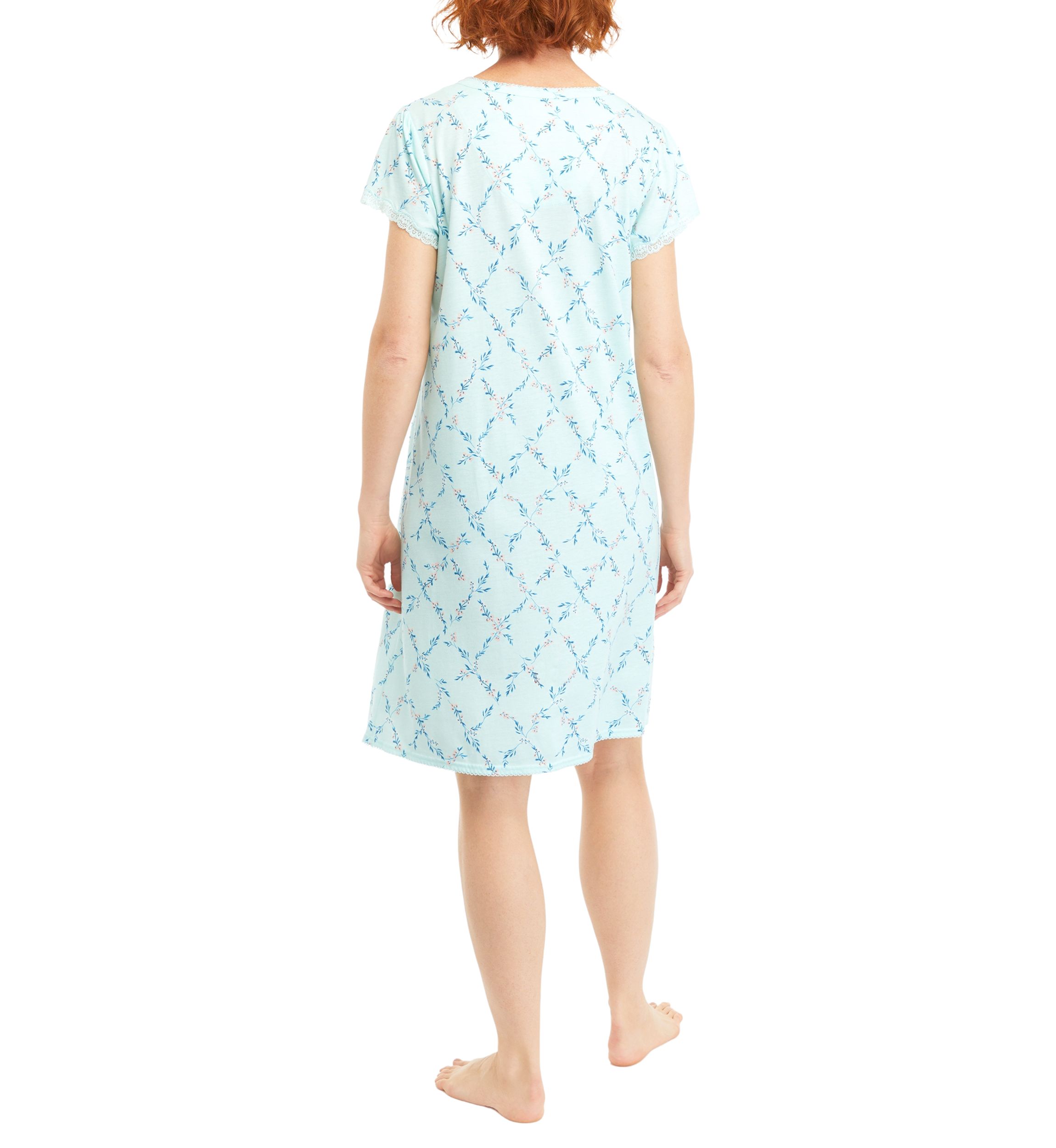 Silky Knit Short Gown