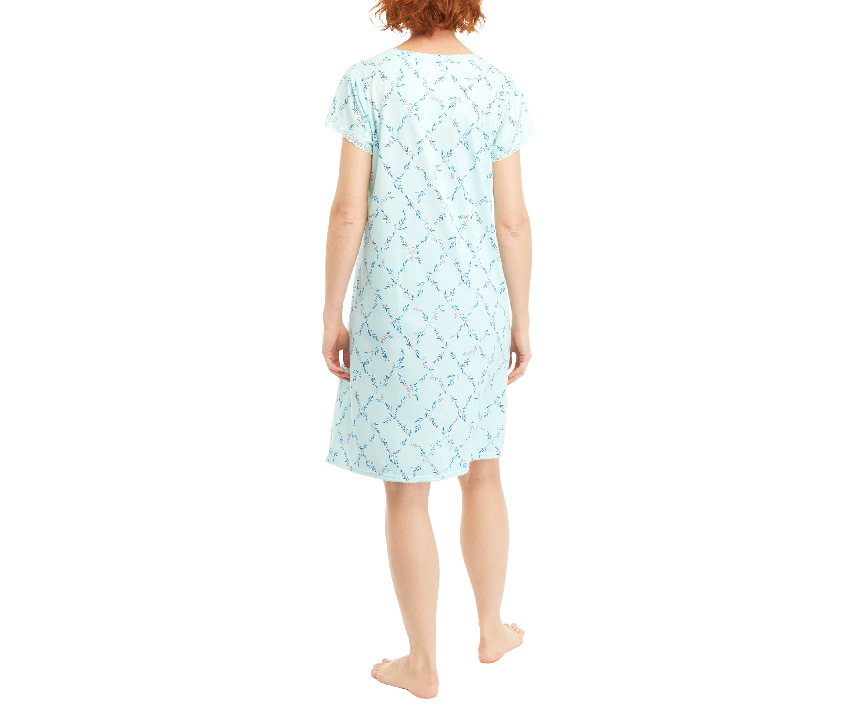 Silky Knit Short Gown