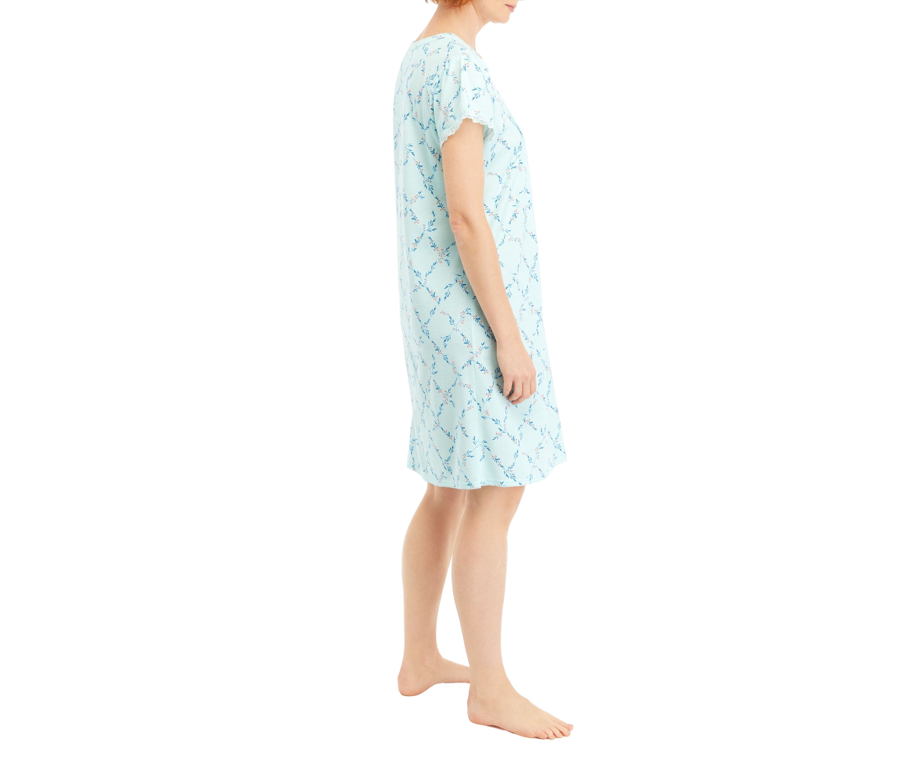 Silky Knit Short Gown