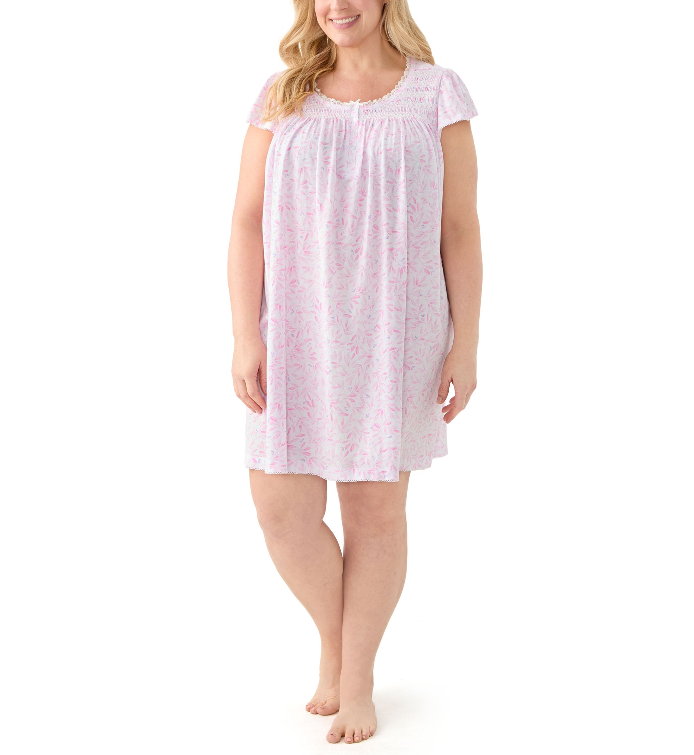 Plus Size Printed Nightgown
