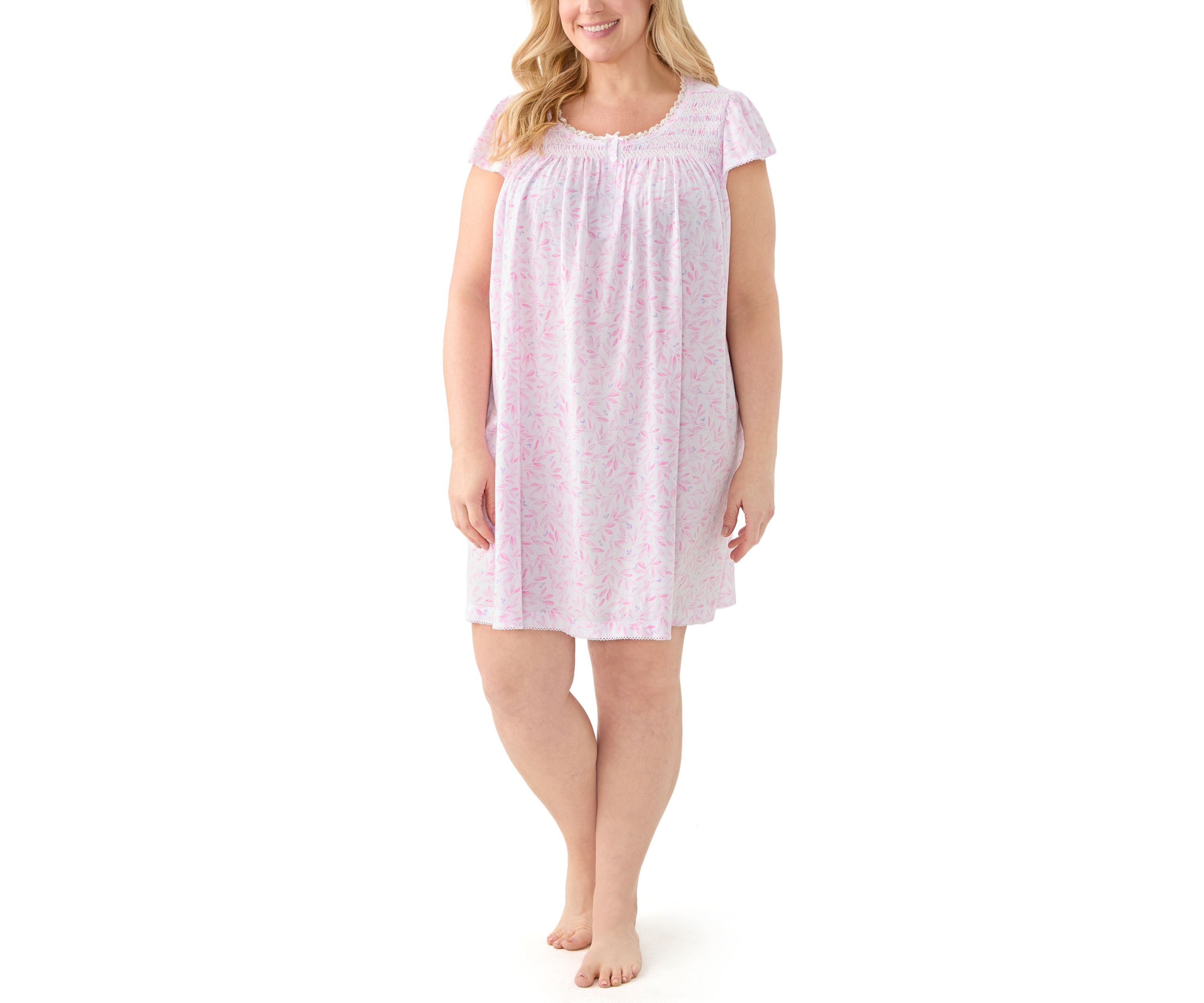 Plus Size Printed Nightgown