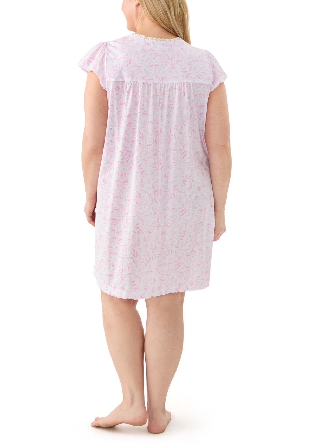 Plus Size Printed Nightgown