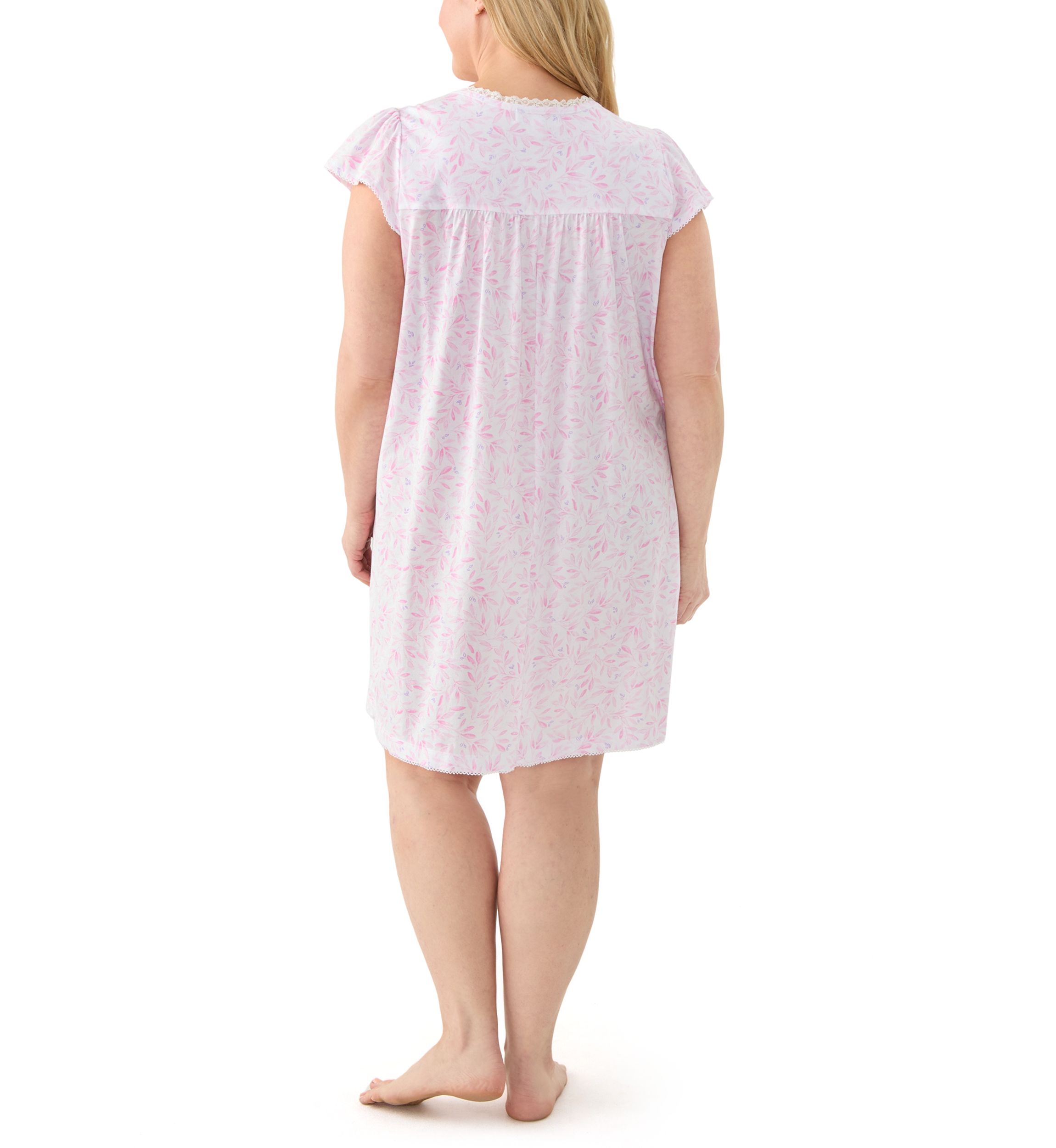 Plus Size Printed Nightgown