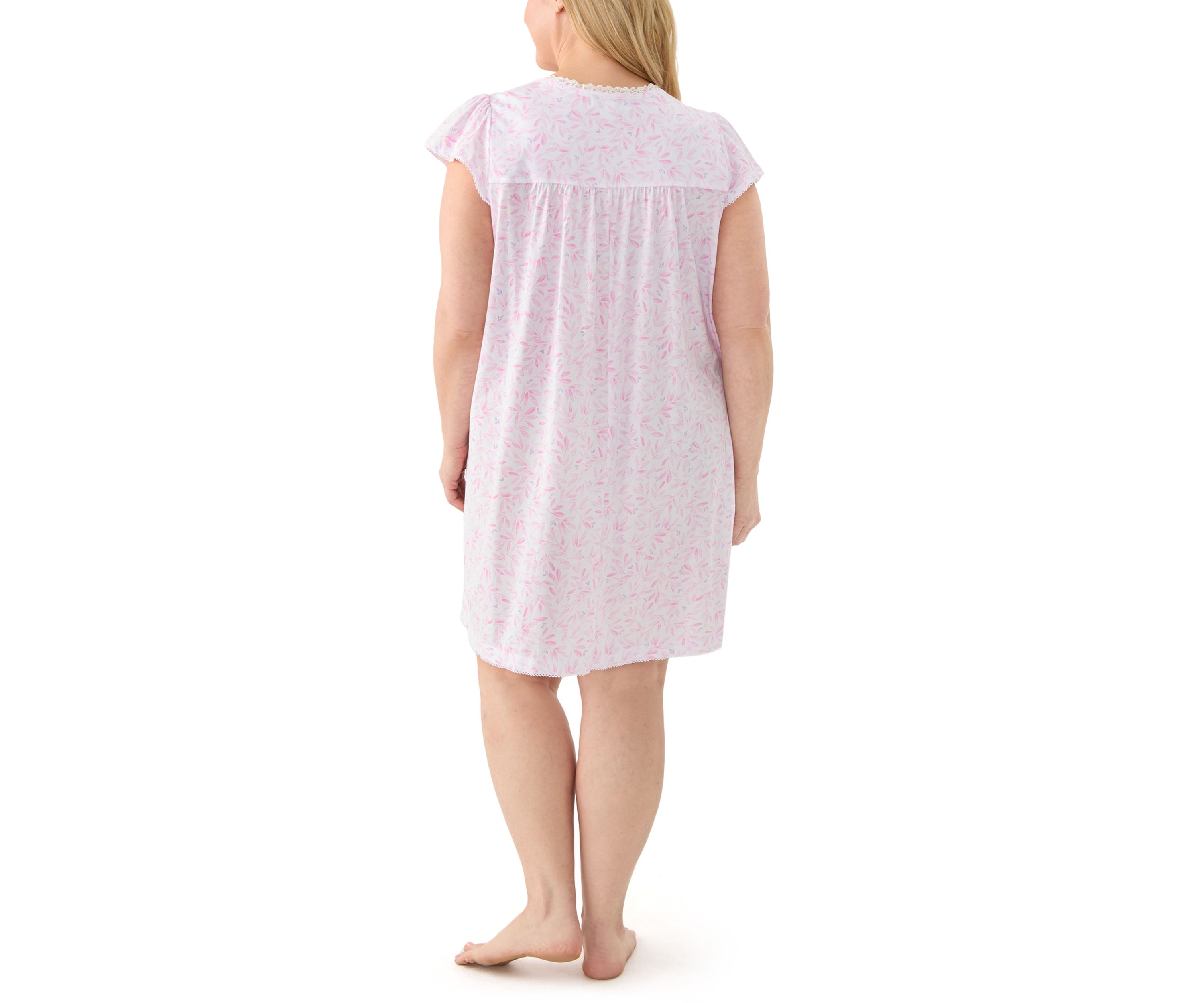 Plus Size Printed Nightgown