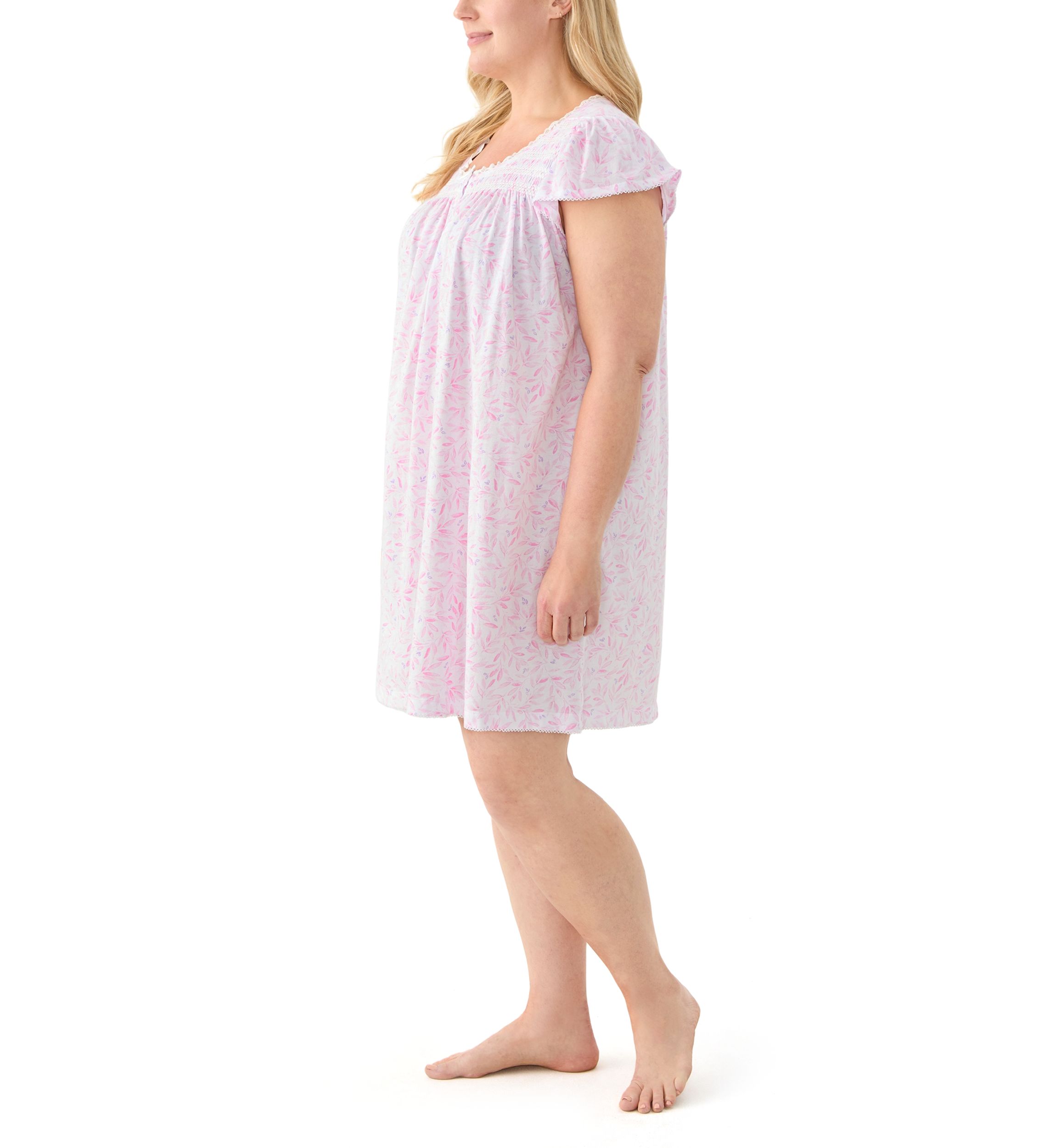 Plus Size Printed Nightgown