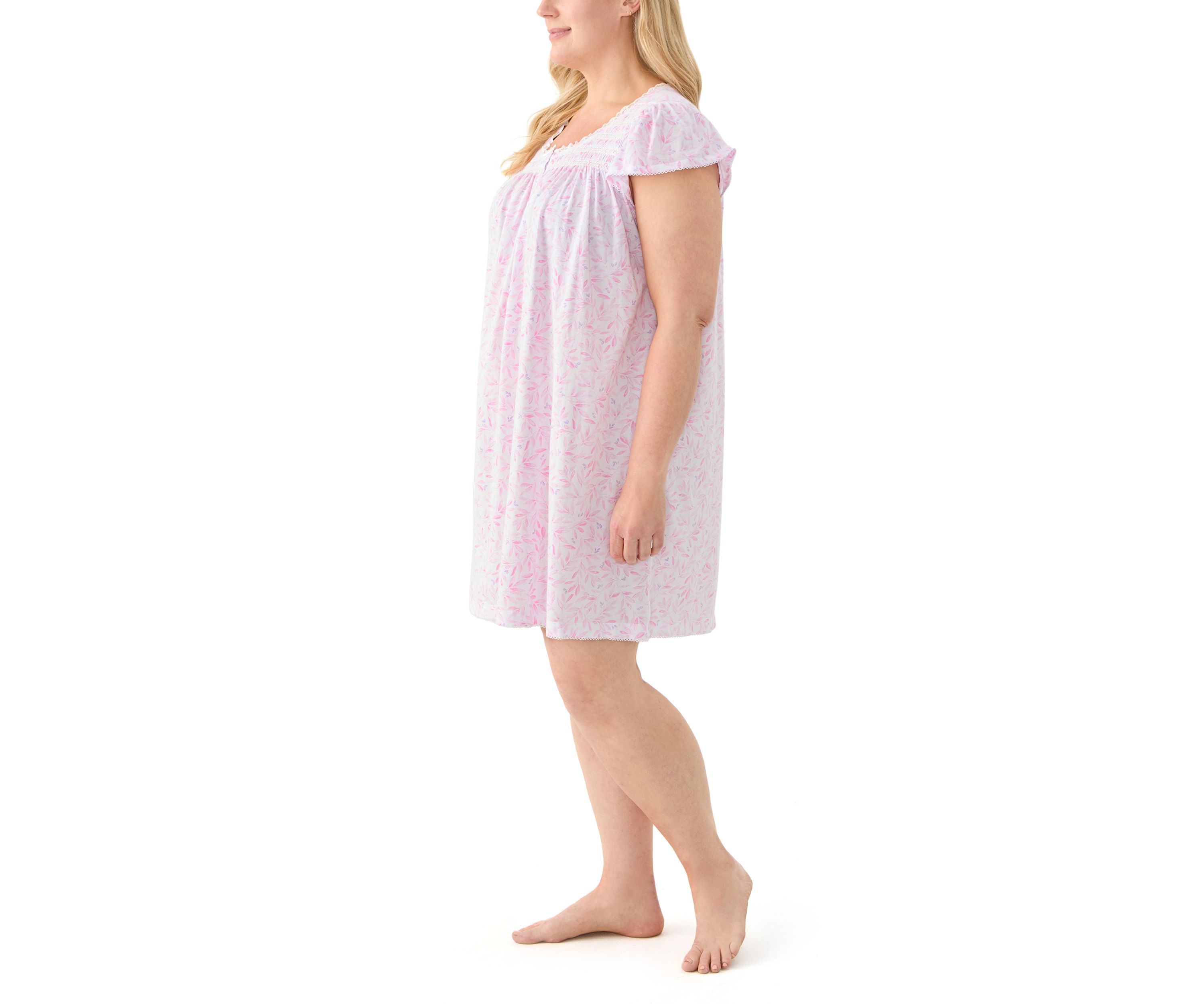 Plus Size Printed Nightgown