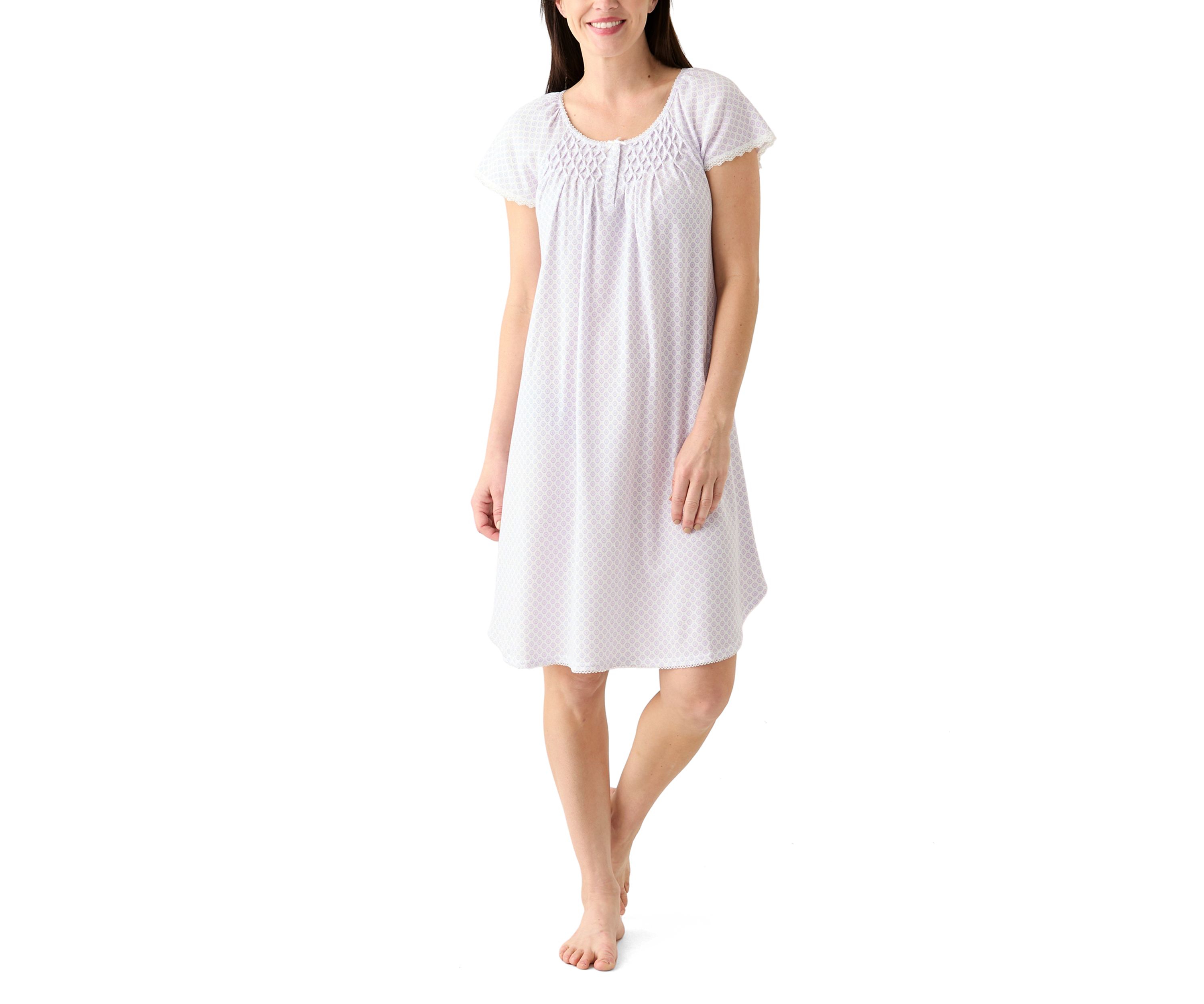 Womens Short Sleeve Nightgown