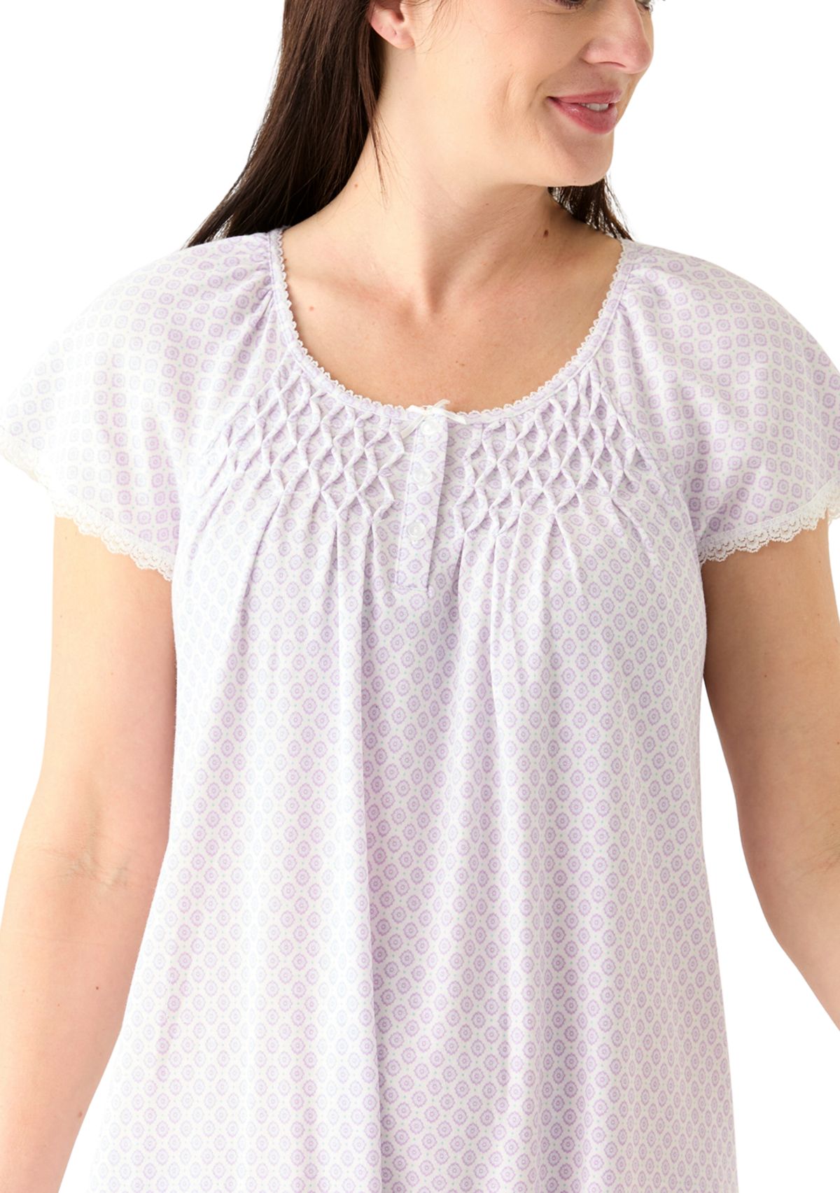 Womens Short Sleeve Nightgown