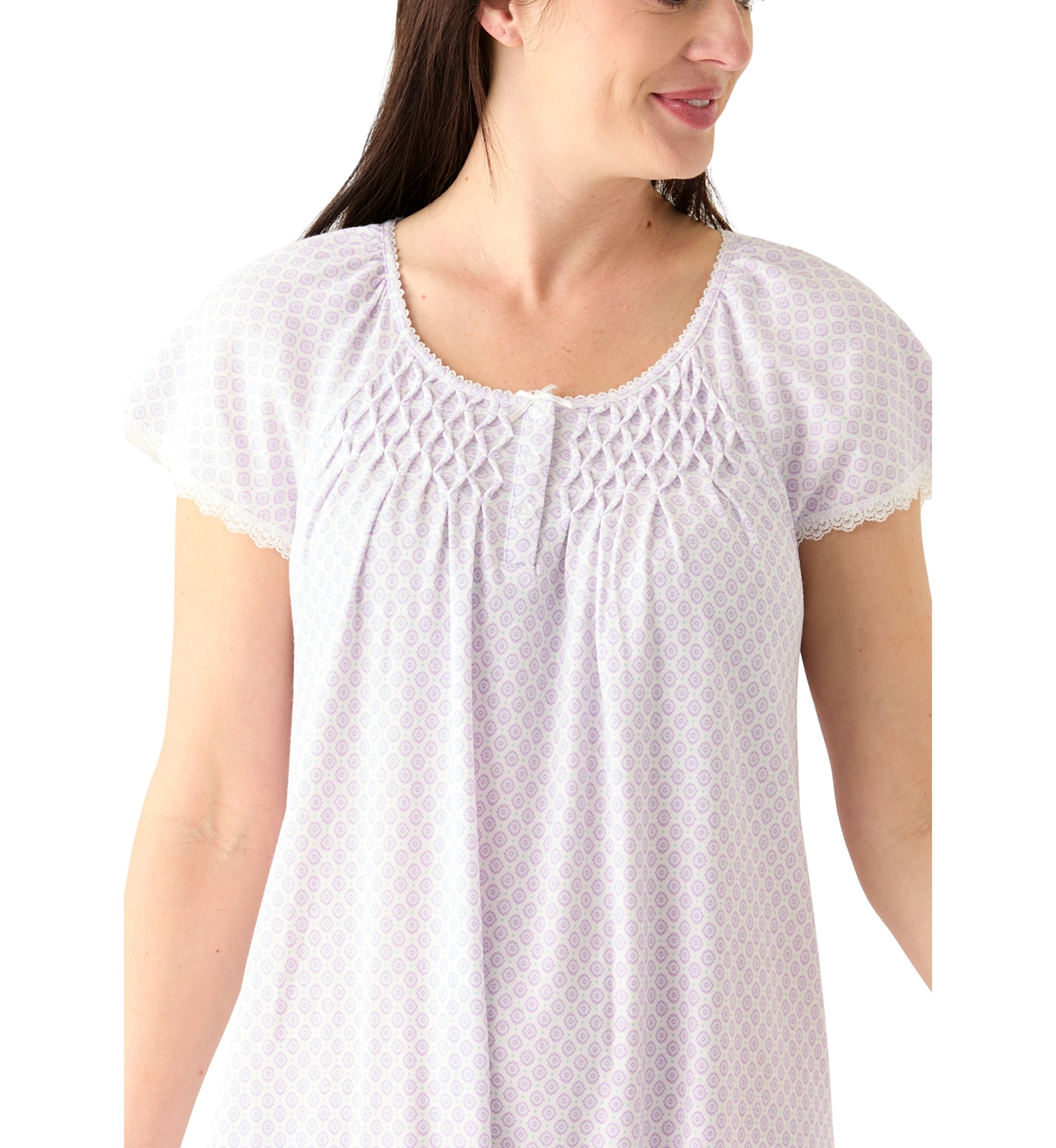 Womens Short Sleeve Nightgown