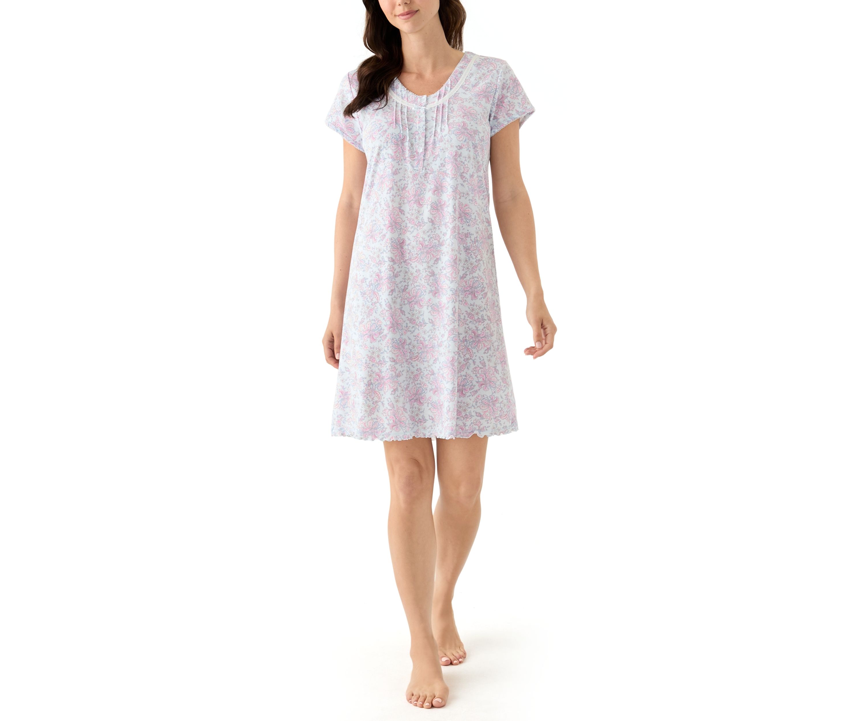 Short Printed Nightgown