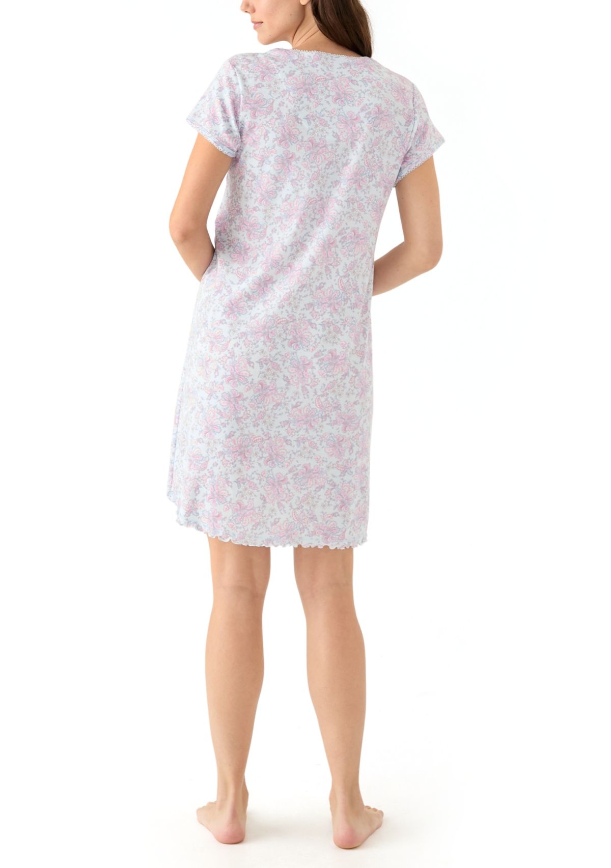 Short Printed Nightgown