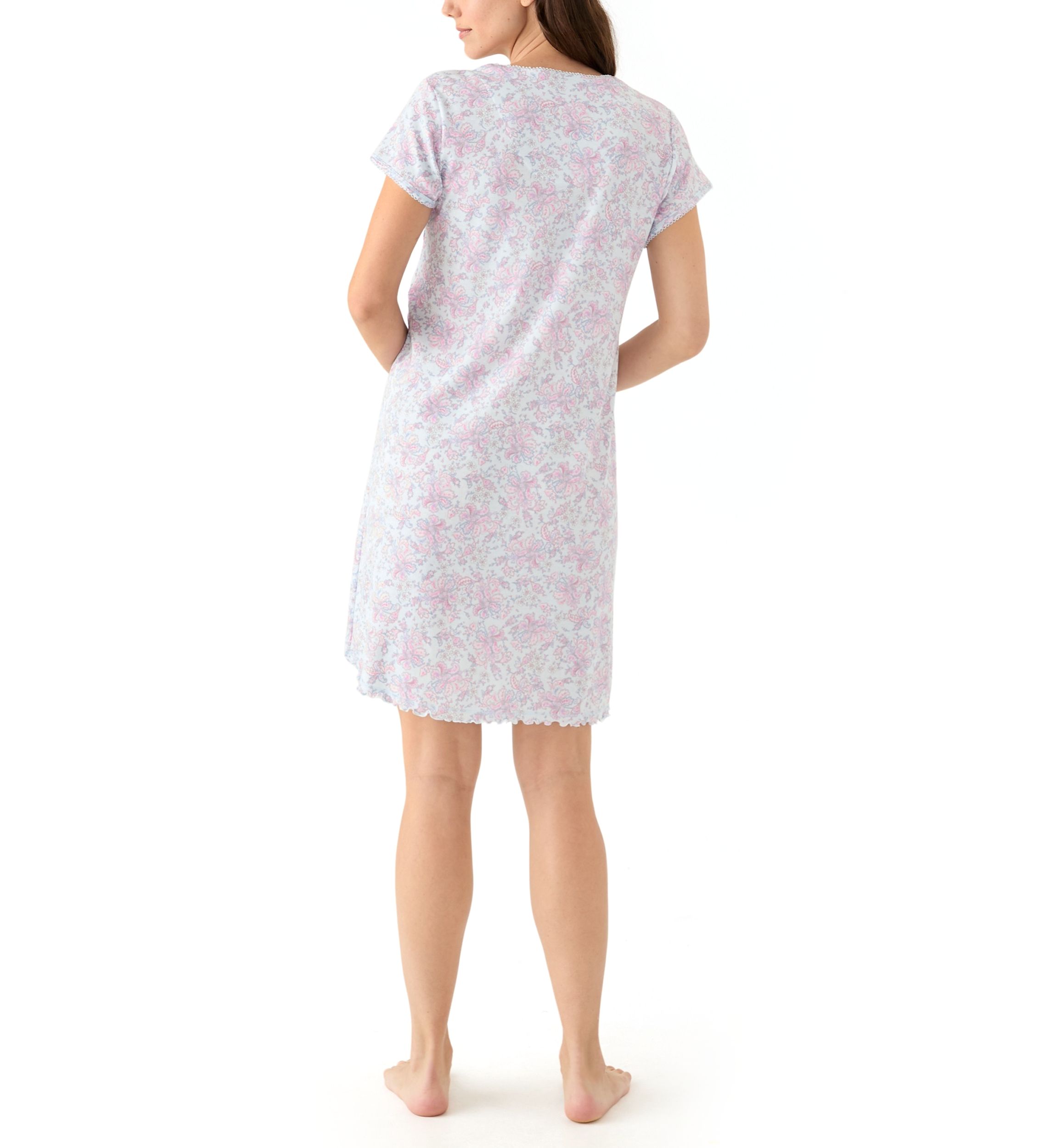 Short Printed Nightgown