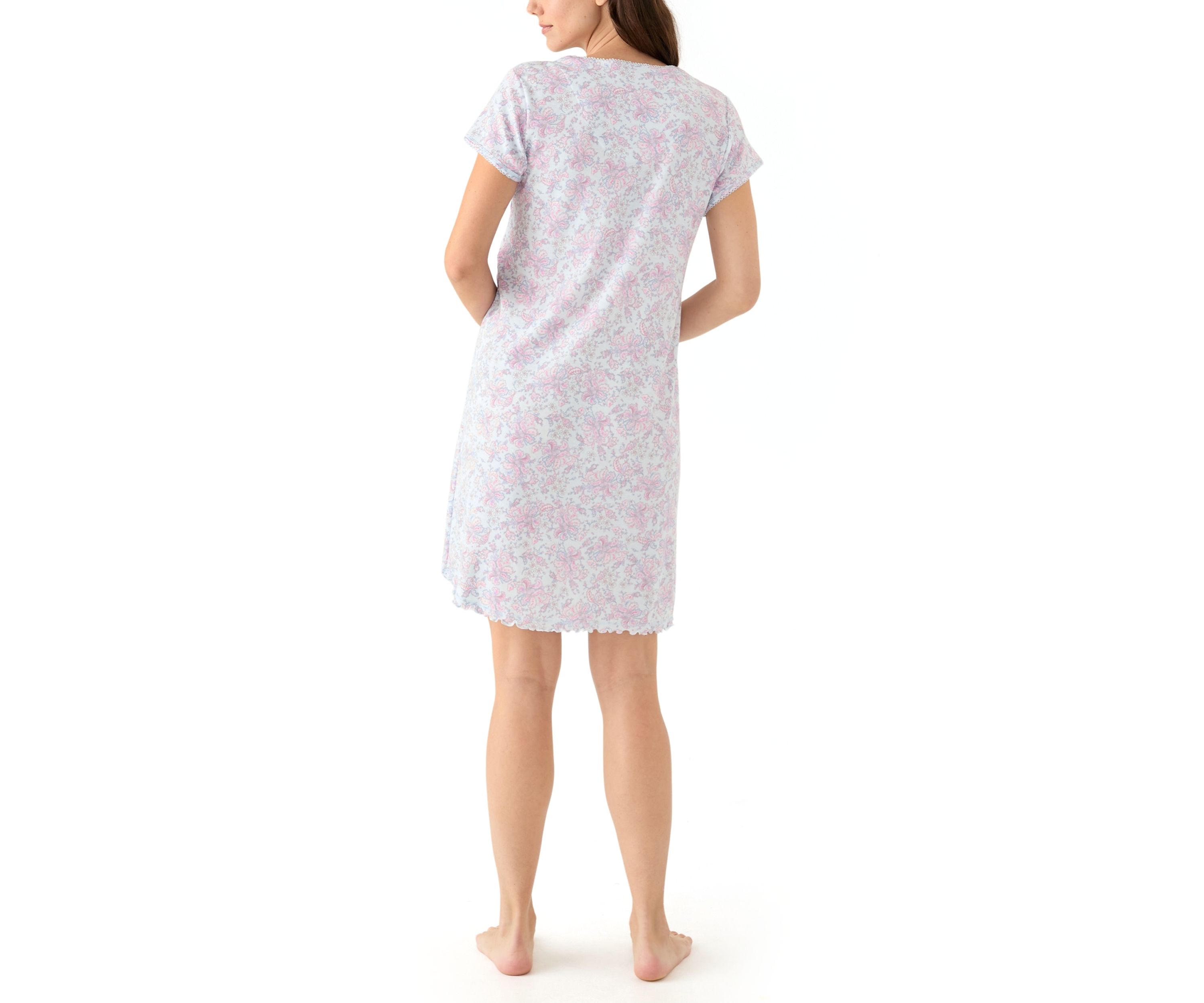 Short Printed Nightgown