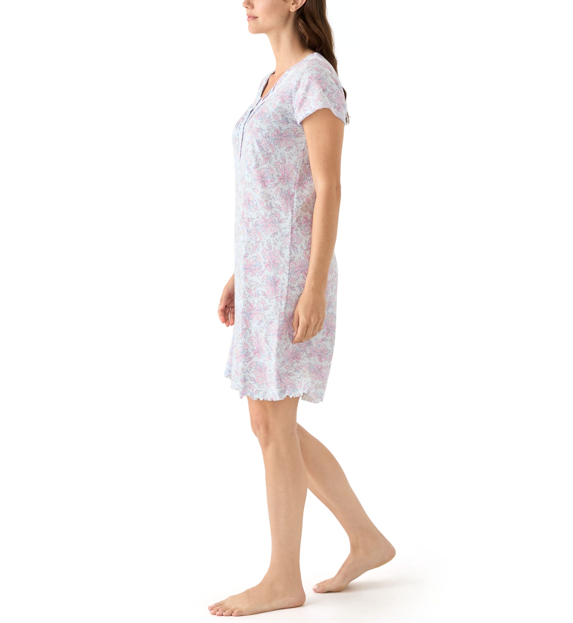 Short Printed Nightgown