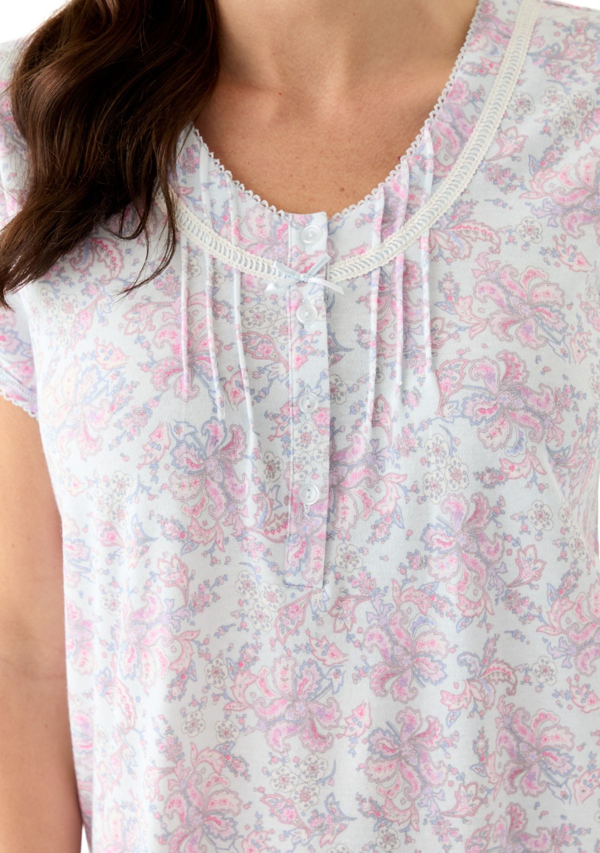 Short Printed Nightgown