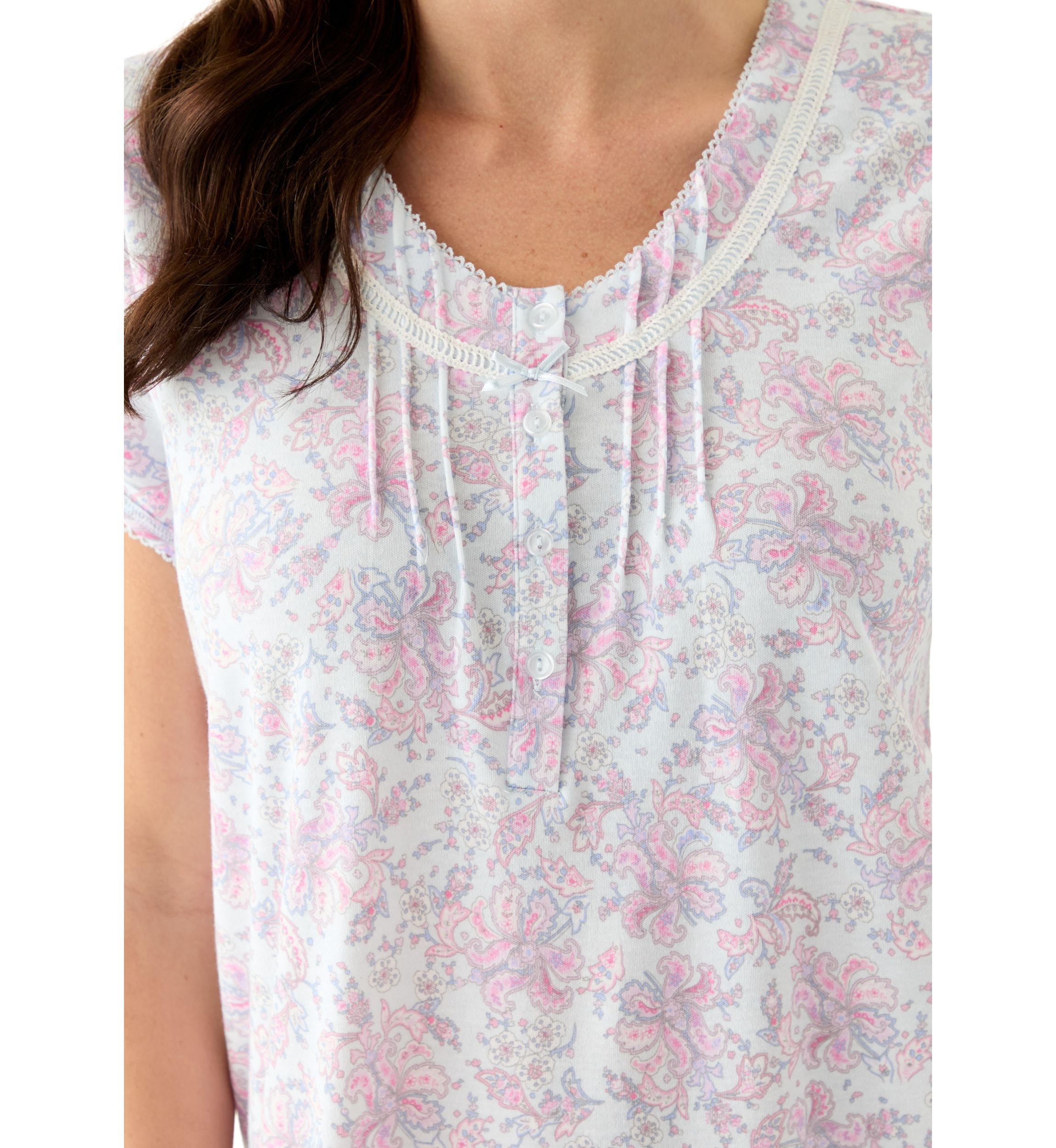 Short Printed Nightgown