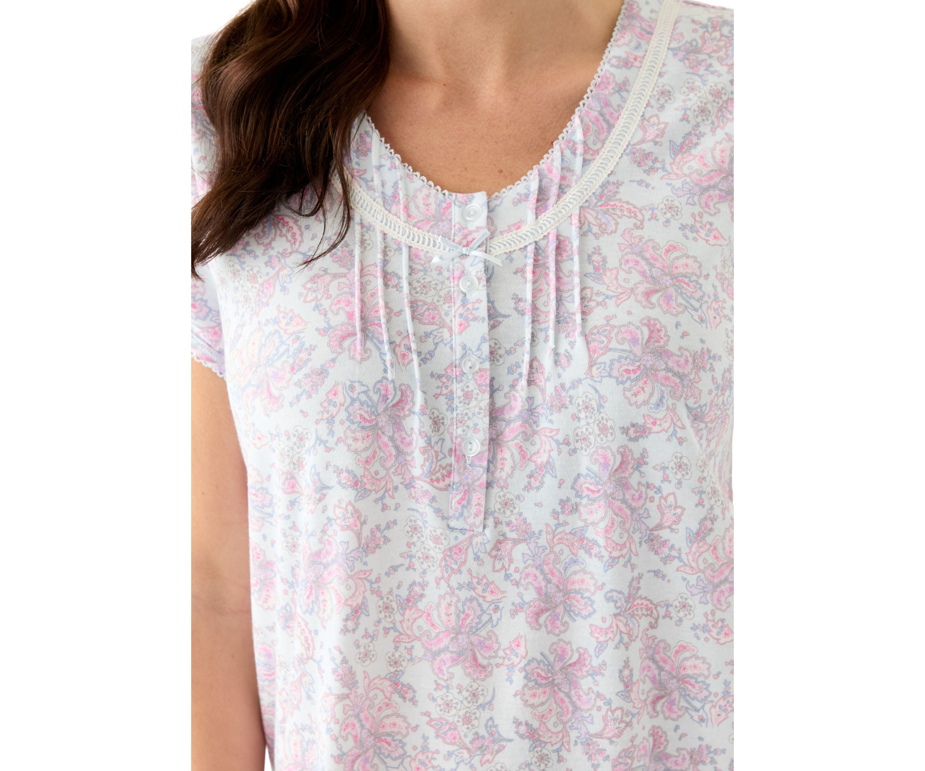 Short Printed Nightgown