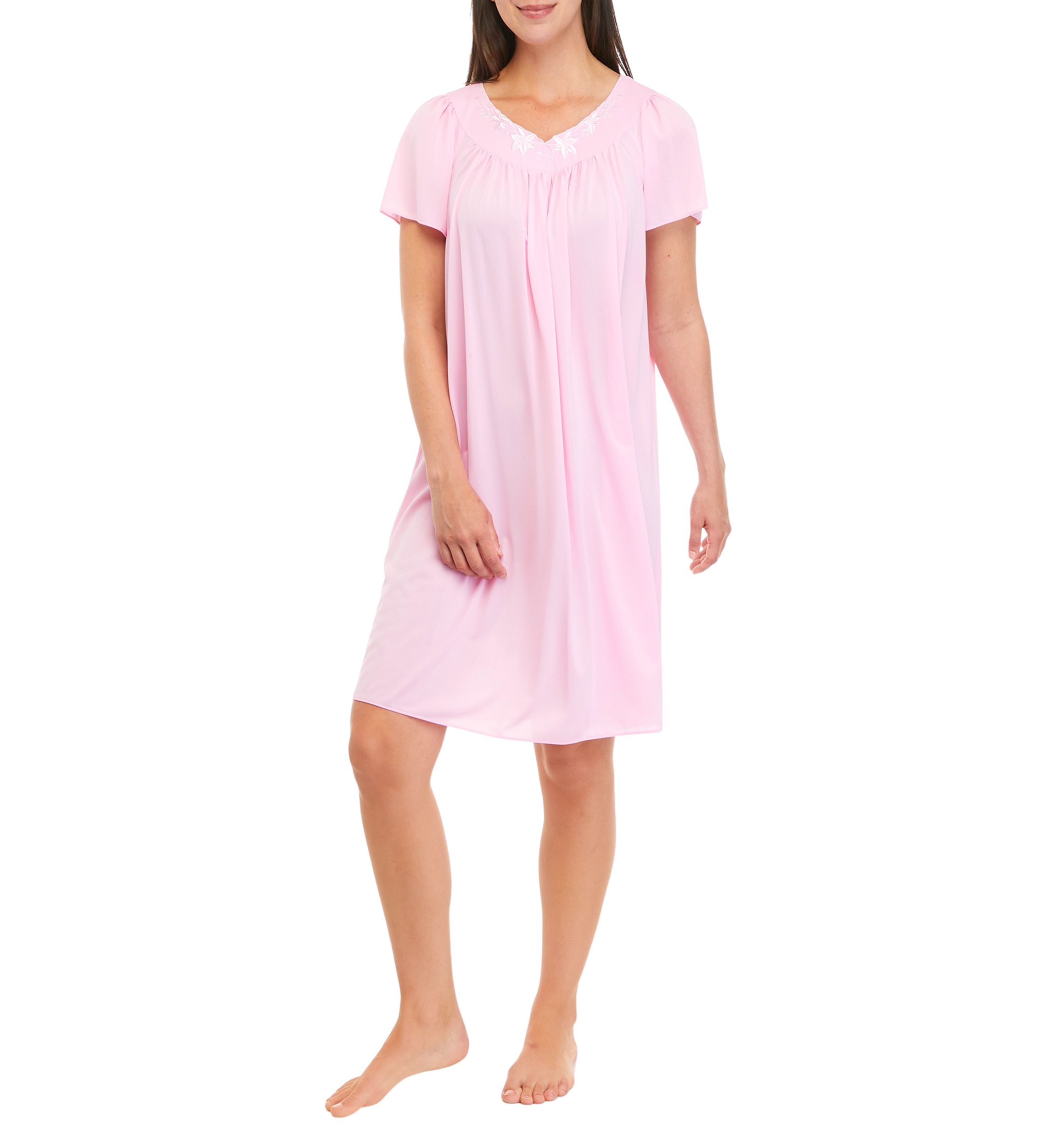 Short Sleeve Tricot Gown 