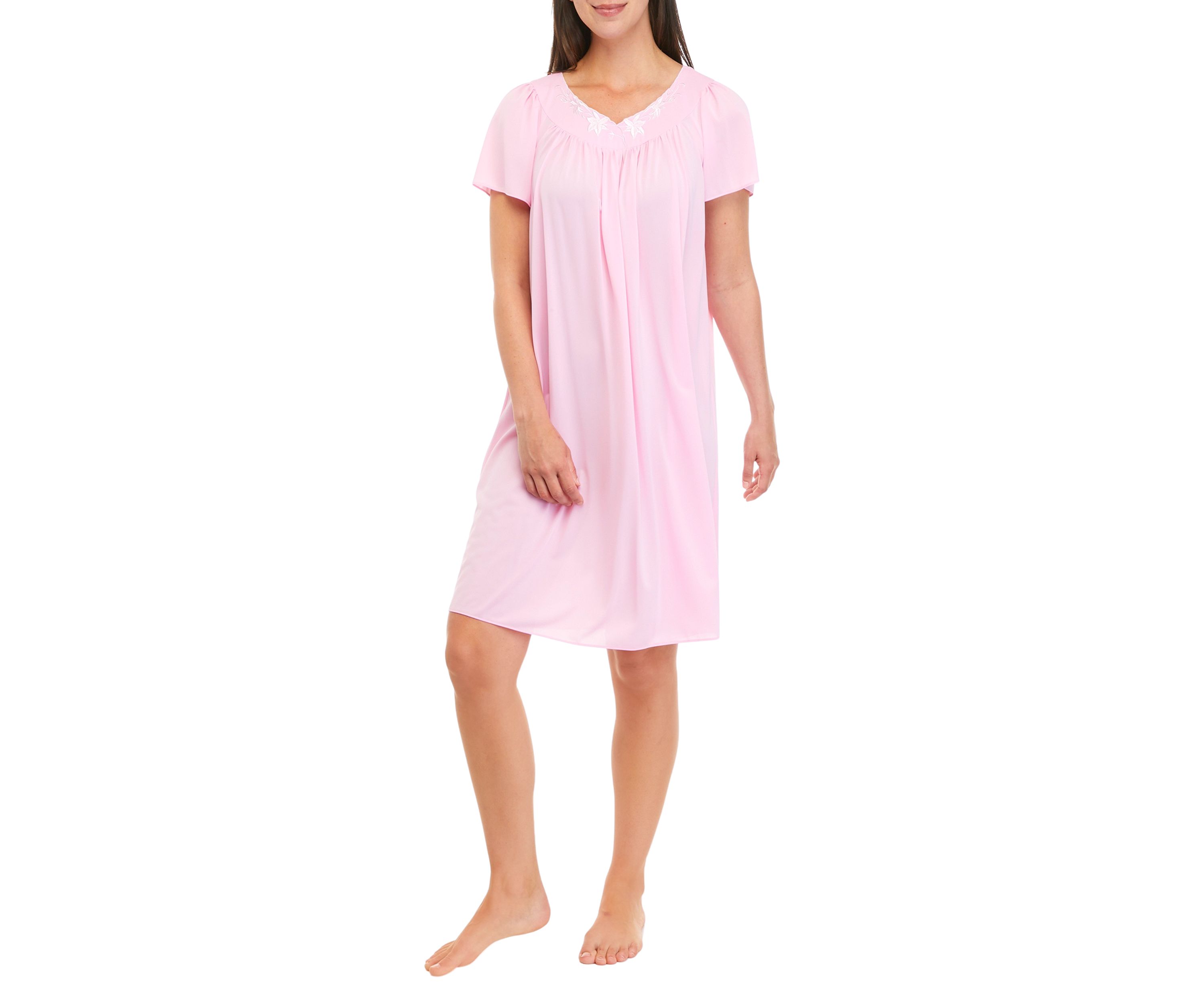 Short Sleeve Tricot Gown 
