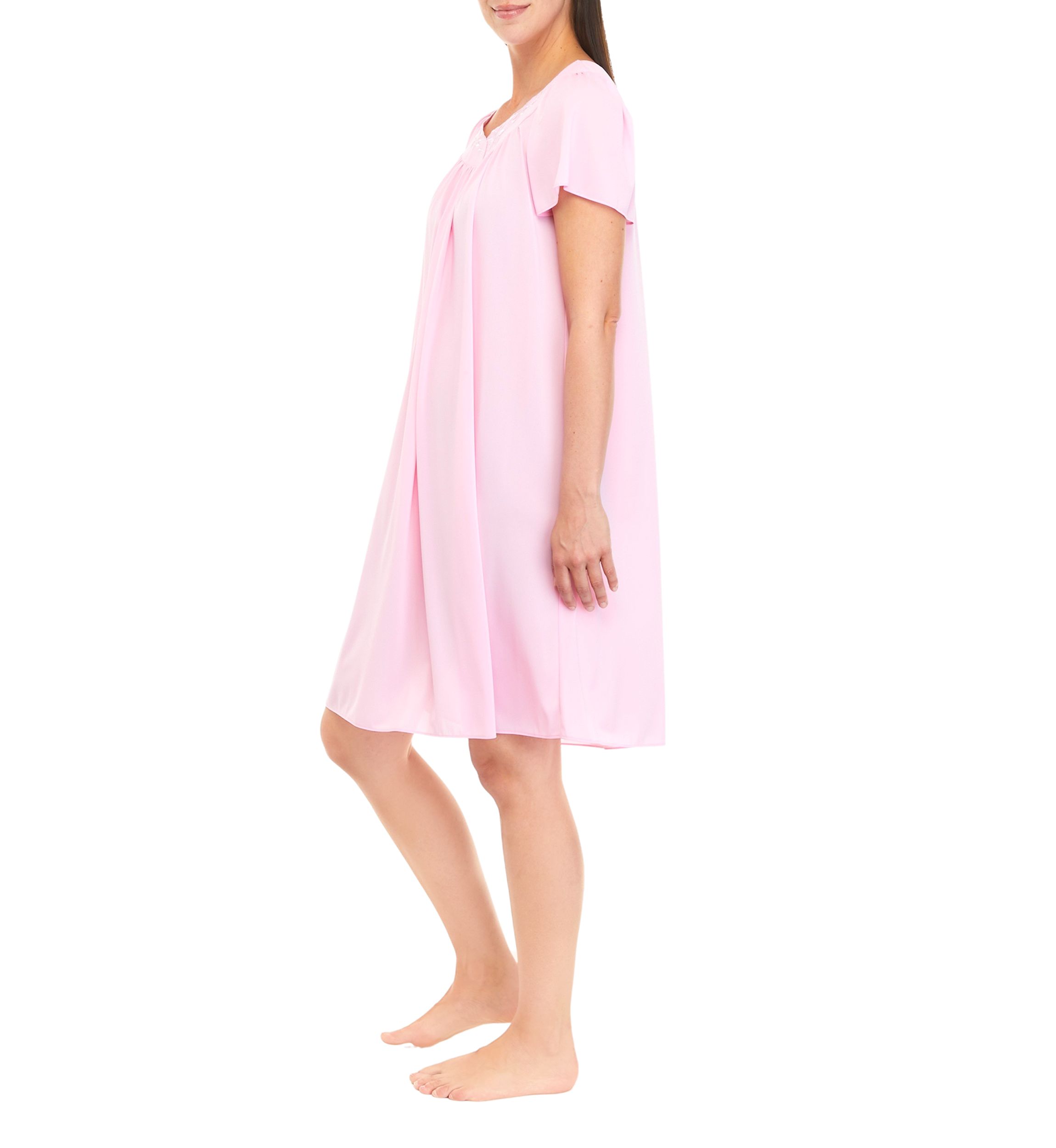 Short Sleeve Tricot Gown 