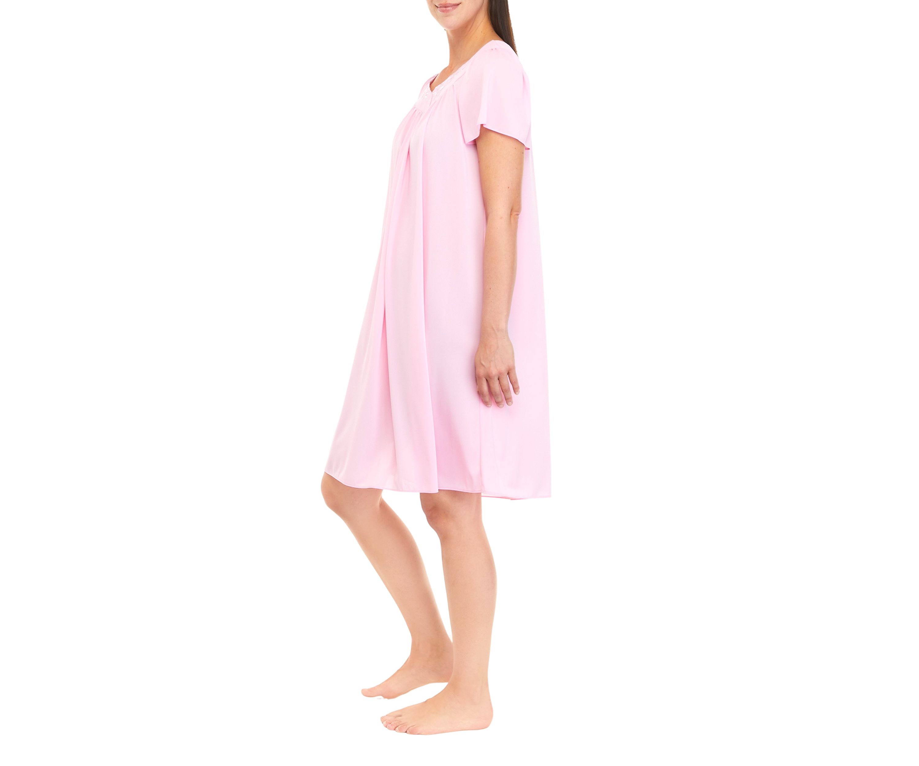 Short Sleeve Tricot Gown 