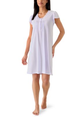 Miss Elaine Women's Knit Flutter Sleeve Nightgown