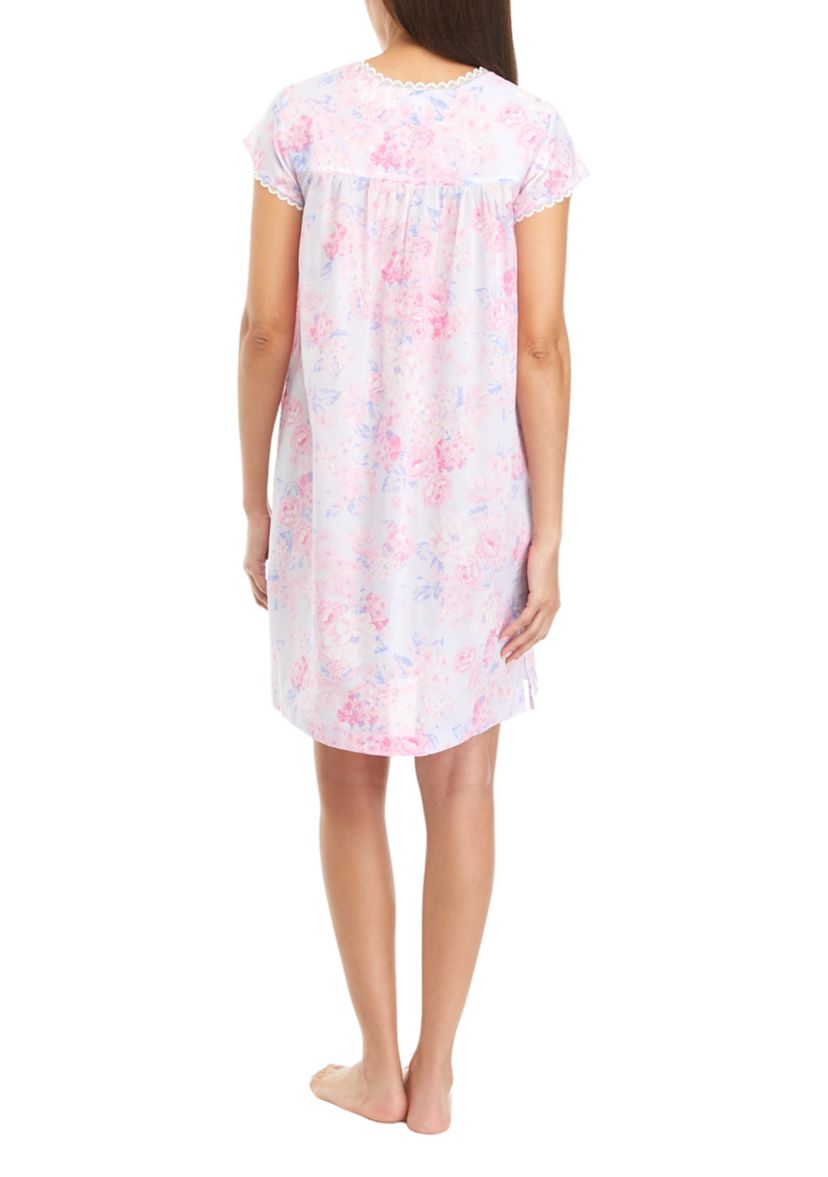   Woven Cotton Short Gown 
