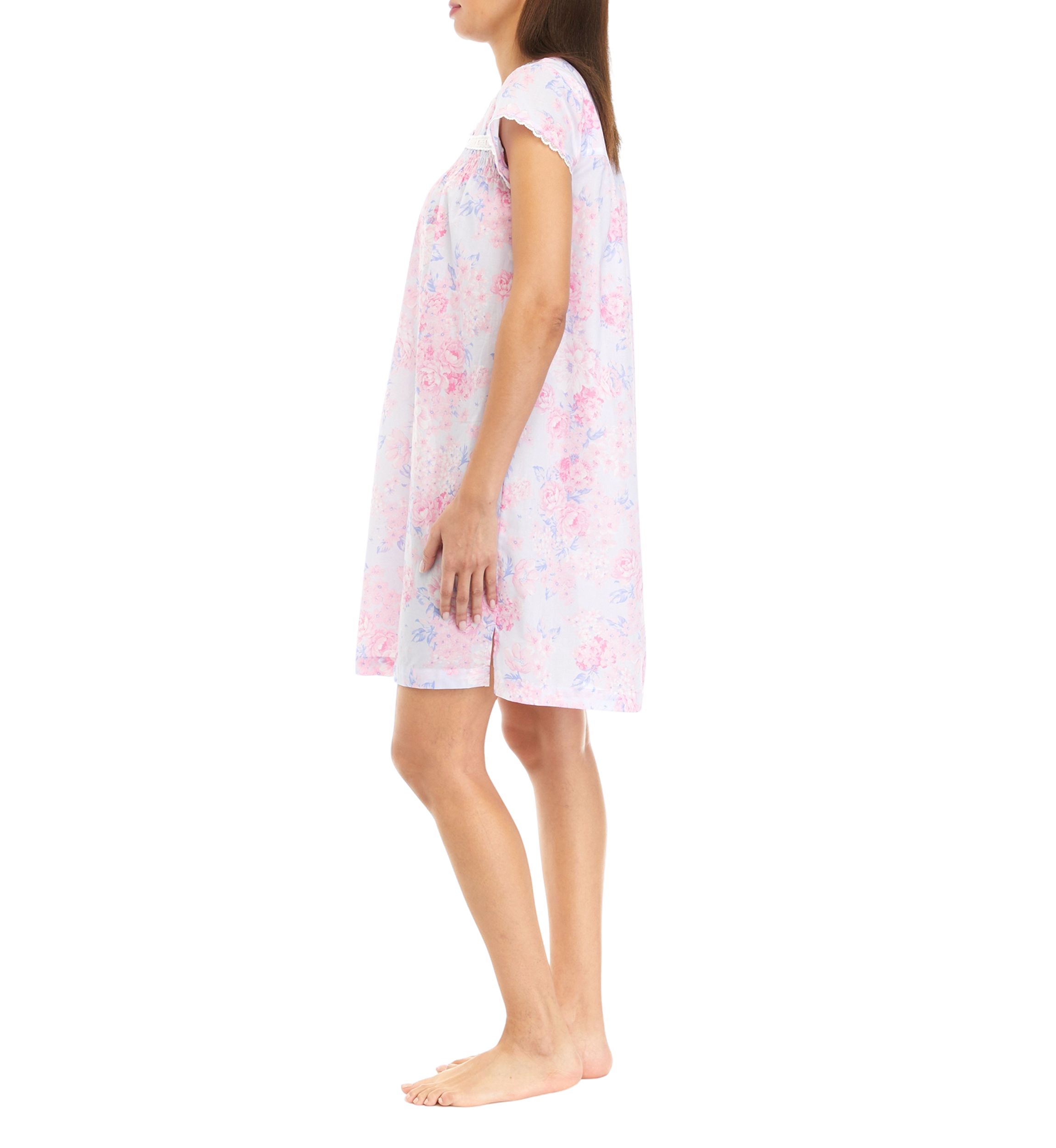   Woven Cotton Short Gown 