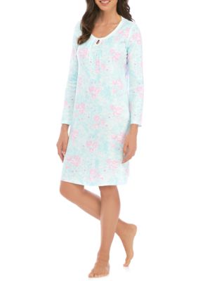 Miss Elaine Cottonessa Long Sleeve Nightgown