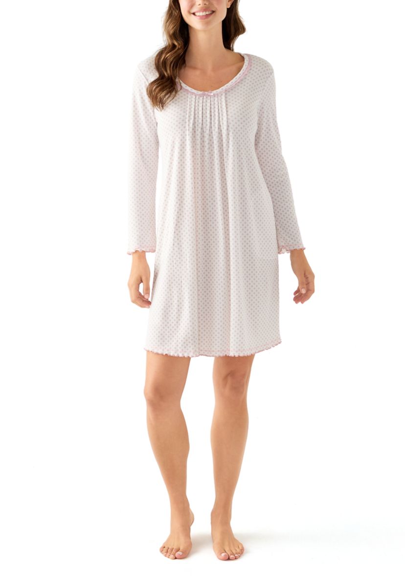 Cottonessa Long Sleeve Short Gown