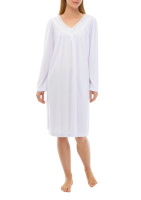 Women's Short Honeycomb Printed Nightgown