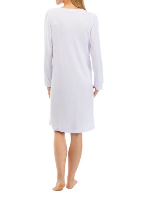 Women's Short Honeycomb Printed Nightgown