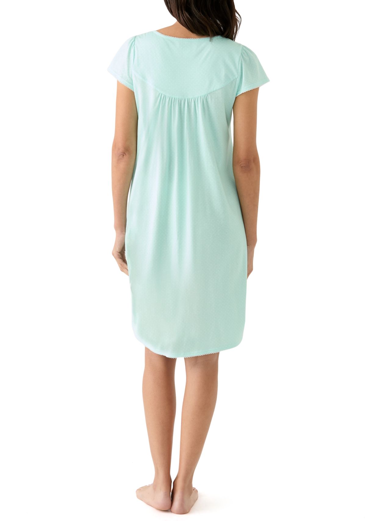 Womens Flutter Sleeve Nightgown