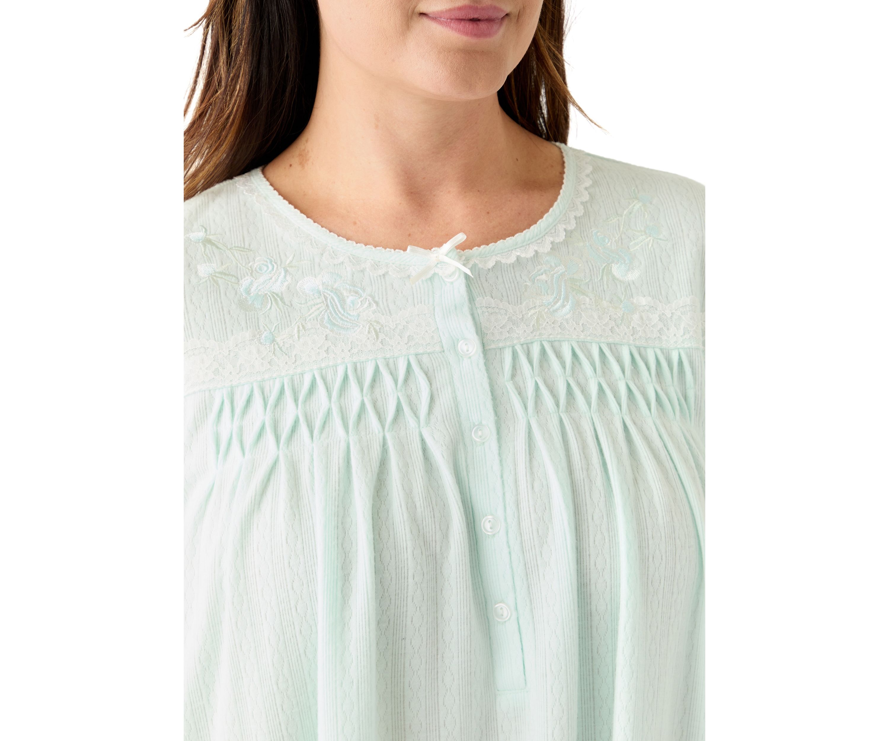 Plus Size Long Sleeve Nightgown
