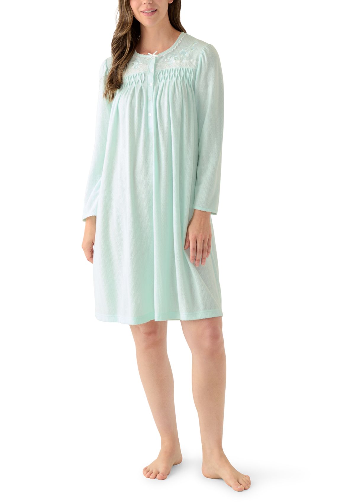 Womens Long Sleeve Nightgown