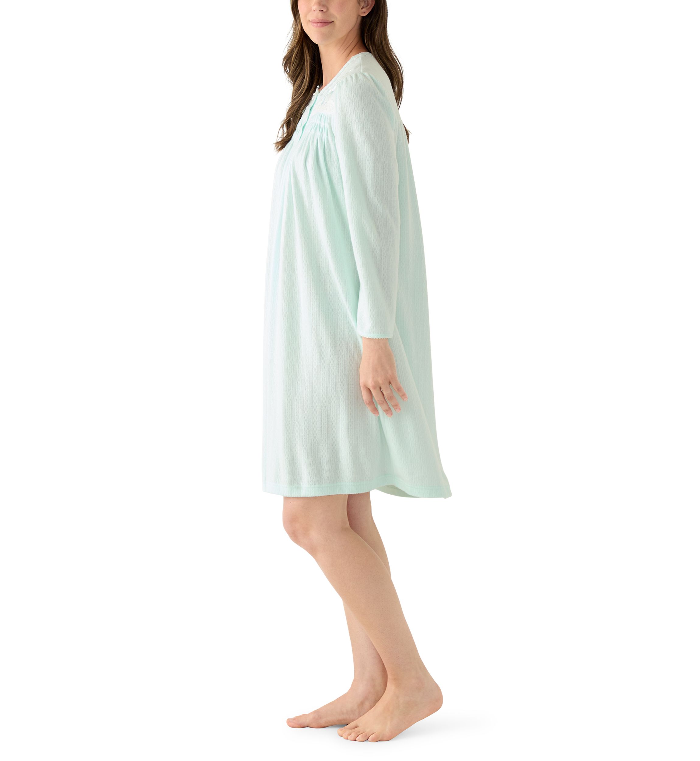 Womens Long Sleeve Nightgown