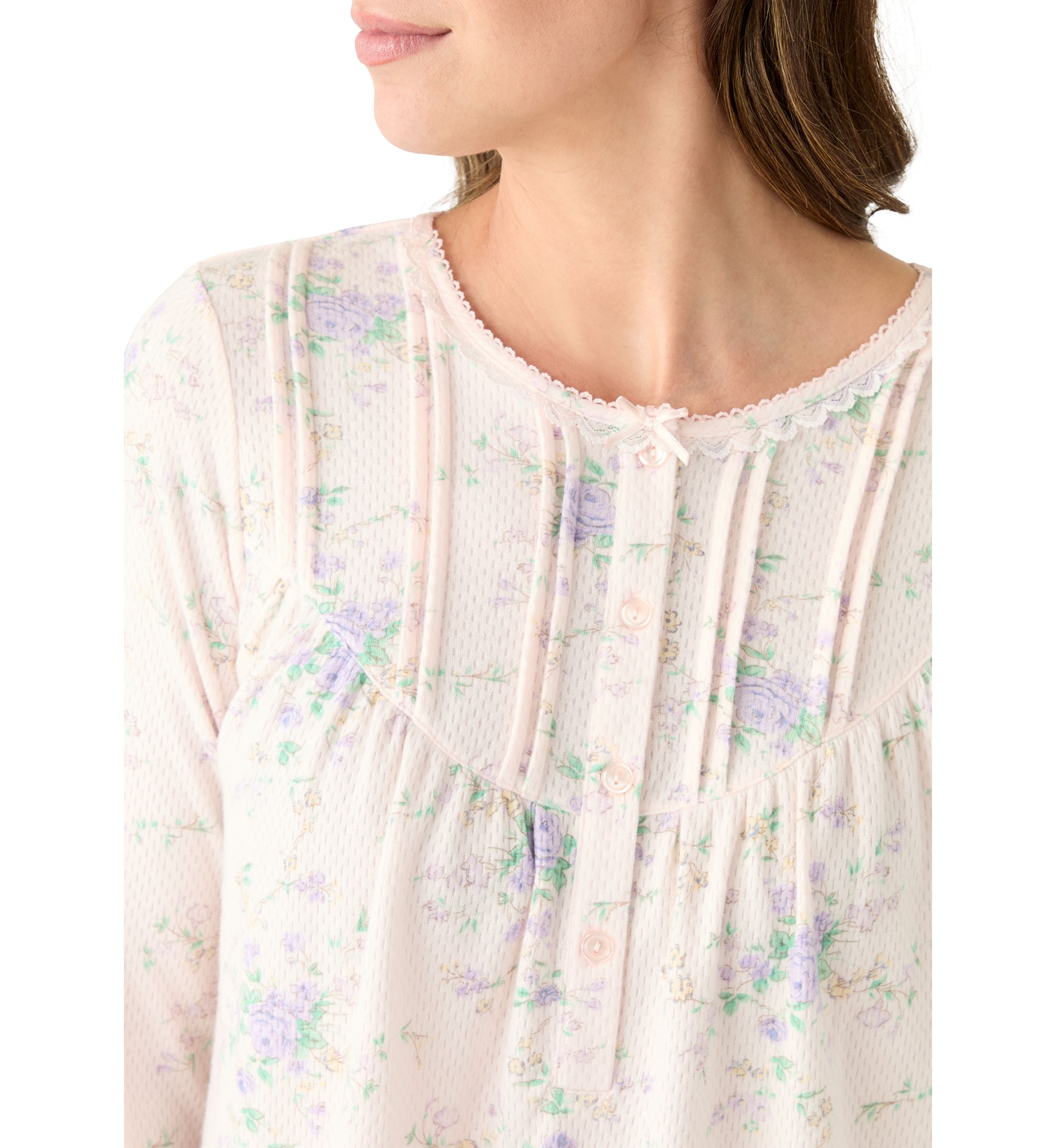 Womens Long Sleeve Short Gown
