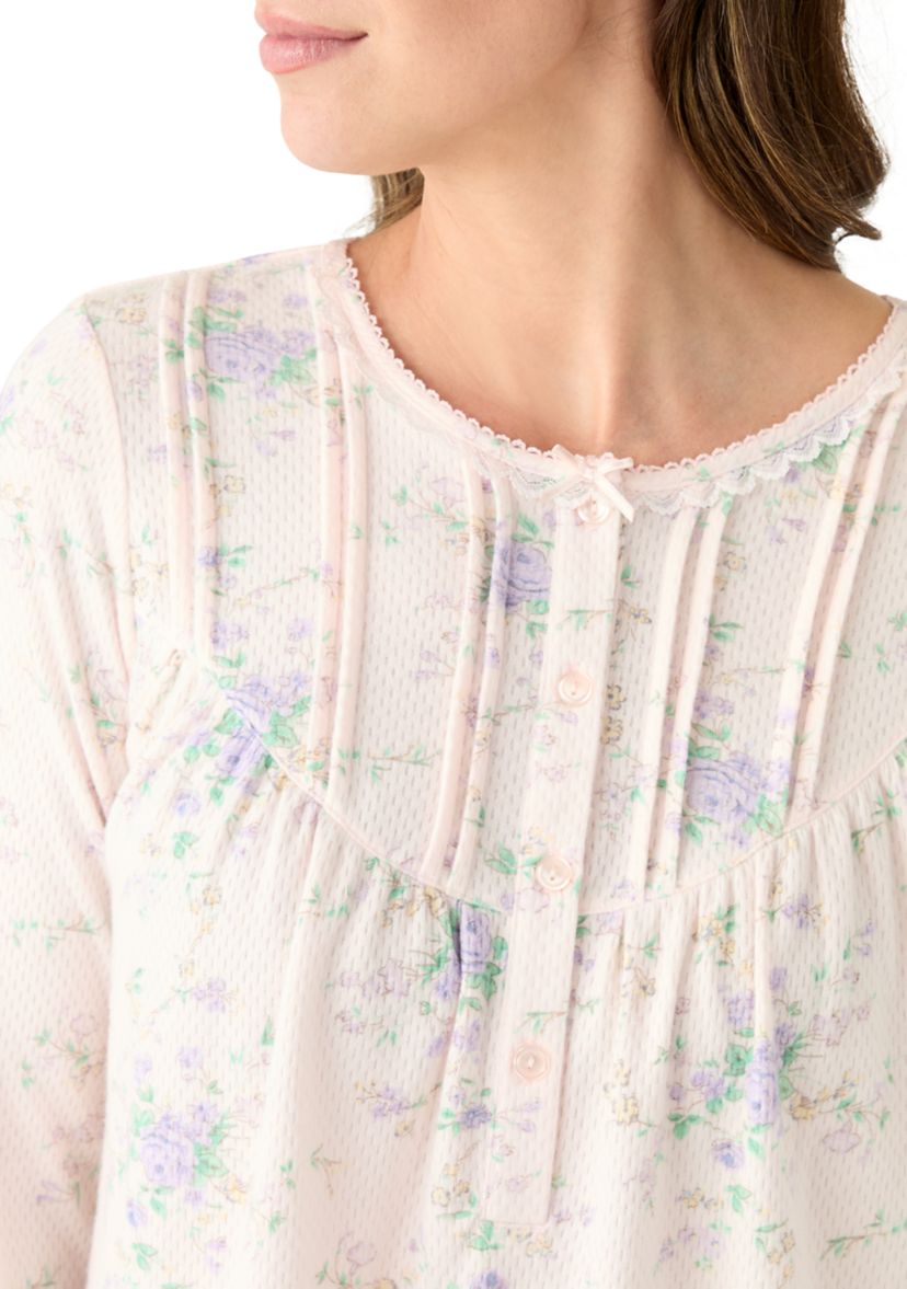 Womens Long Sleeve Short Gown