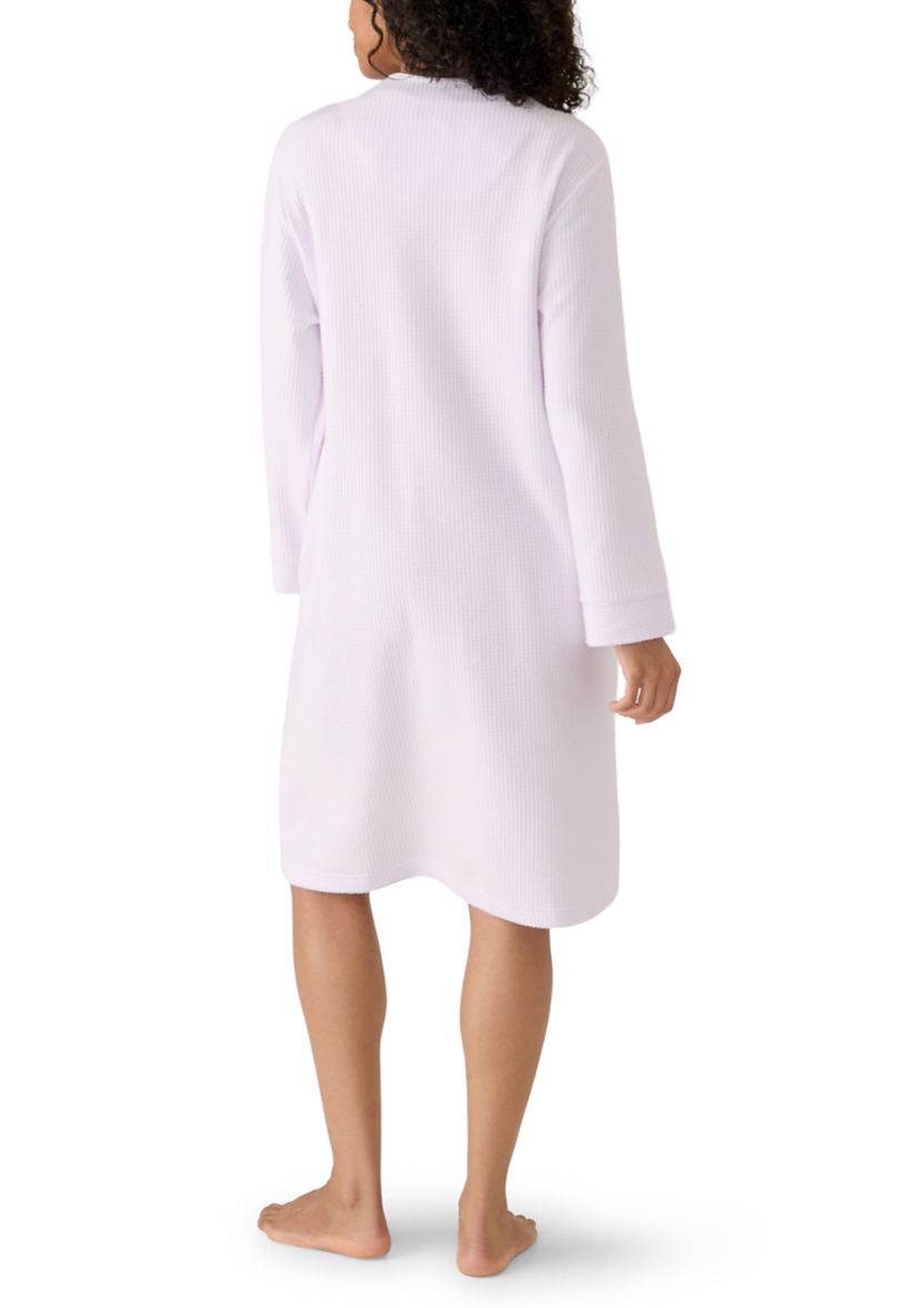 Miss Elaine Brush Waffle Short Snap Robe | Belk