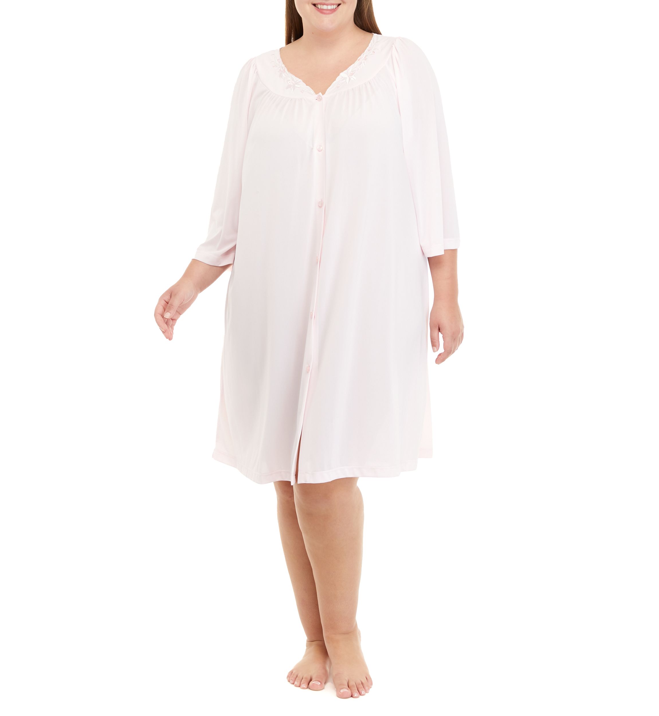 Plus Size Tricot Robe