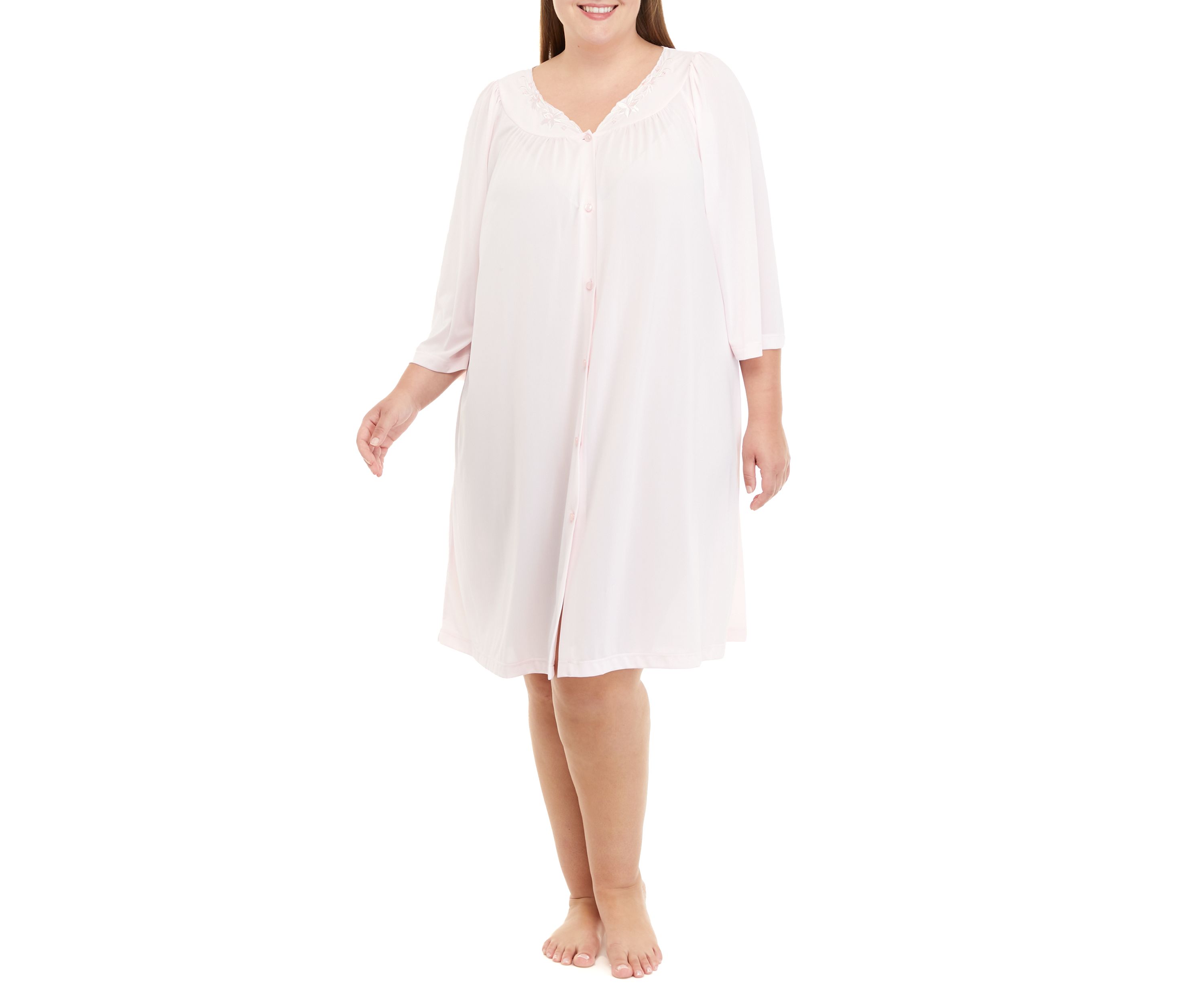 Plus Size Tricot Robe