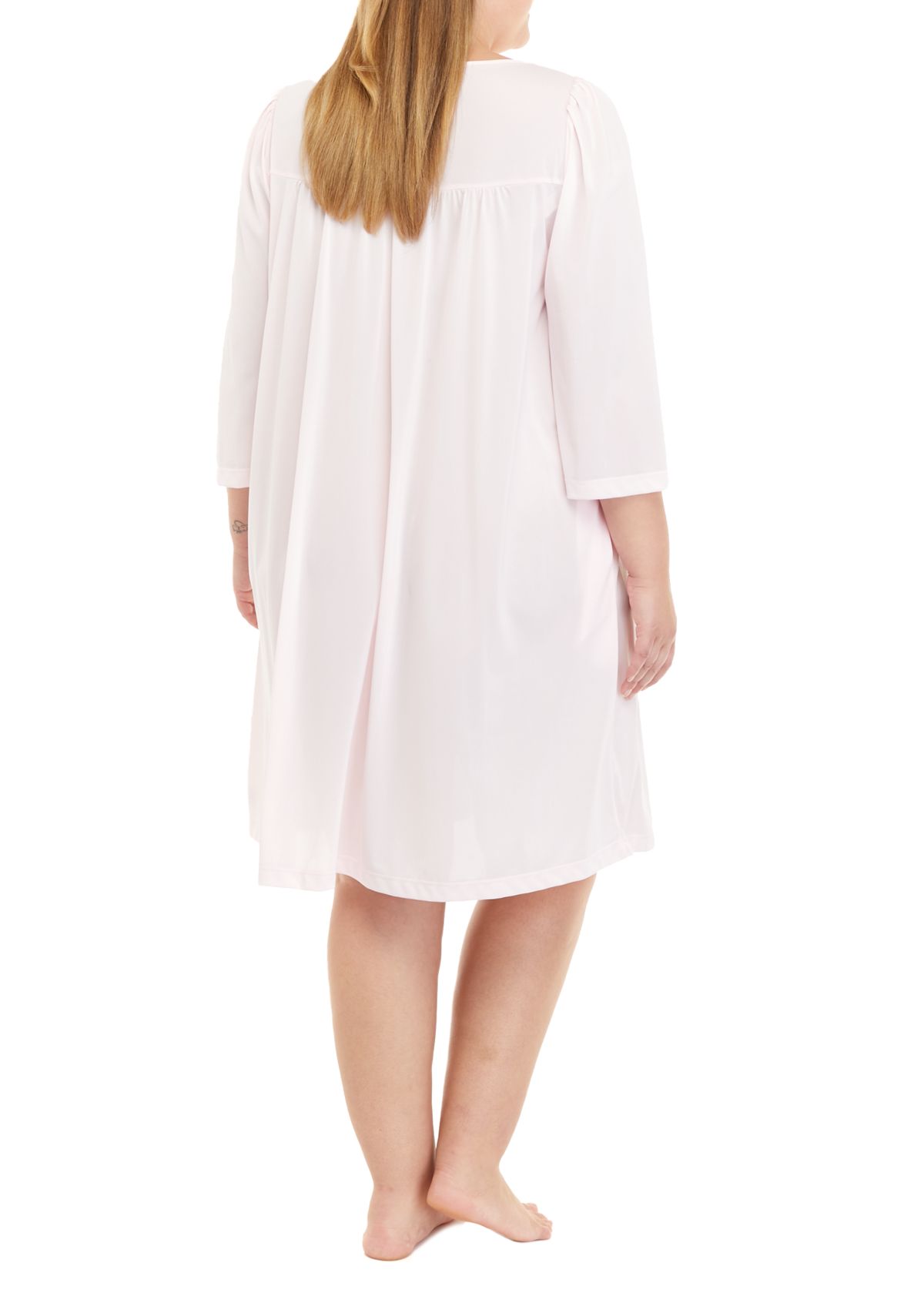 Plus Size Tricot Robe