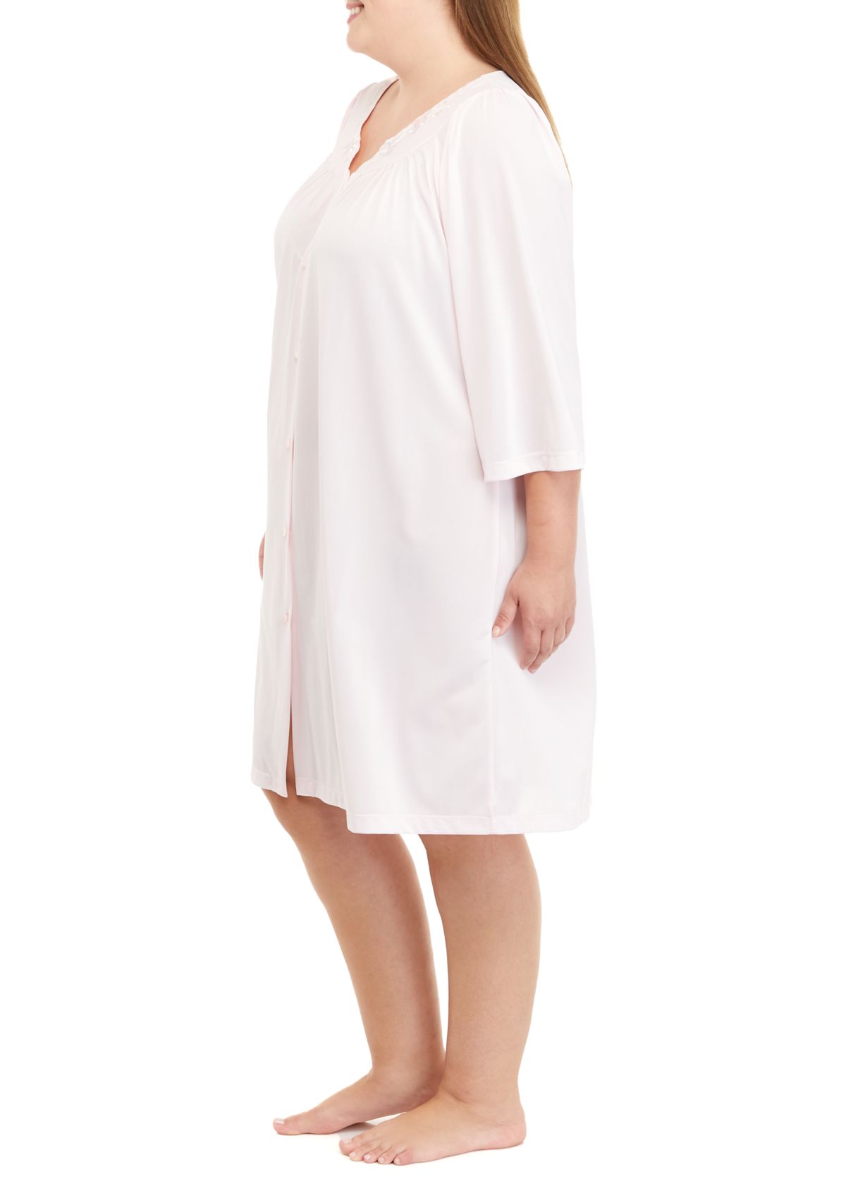 Plus Size Tricot Robe