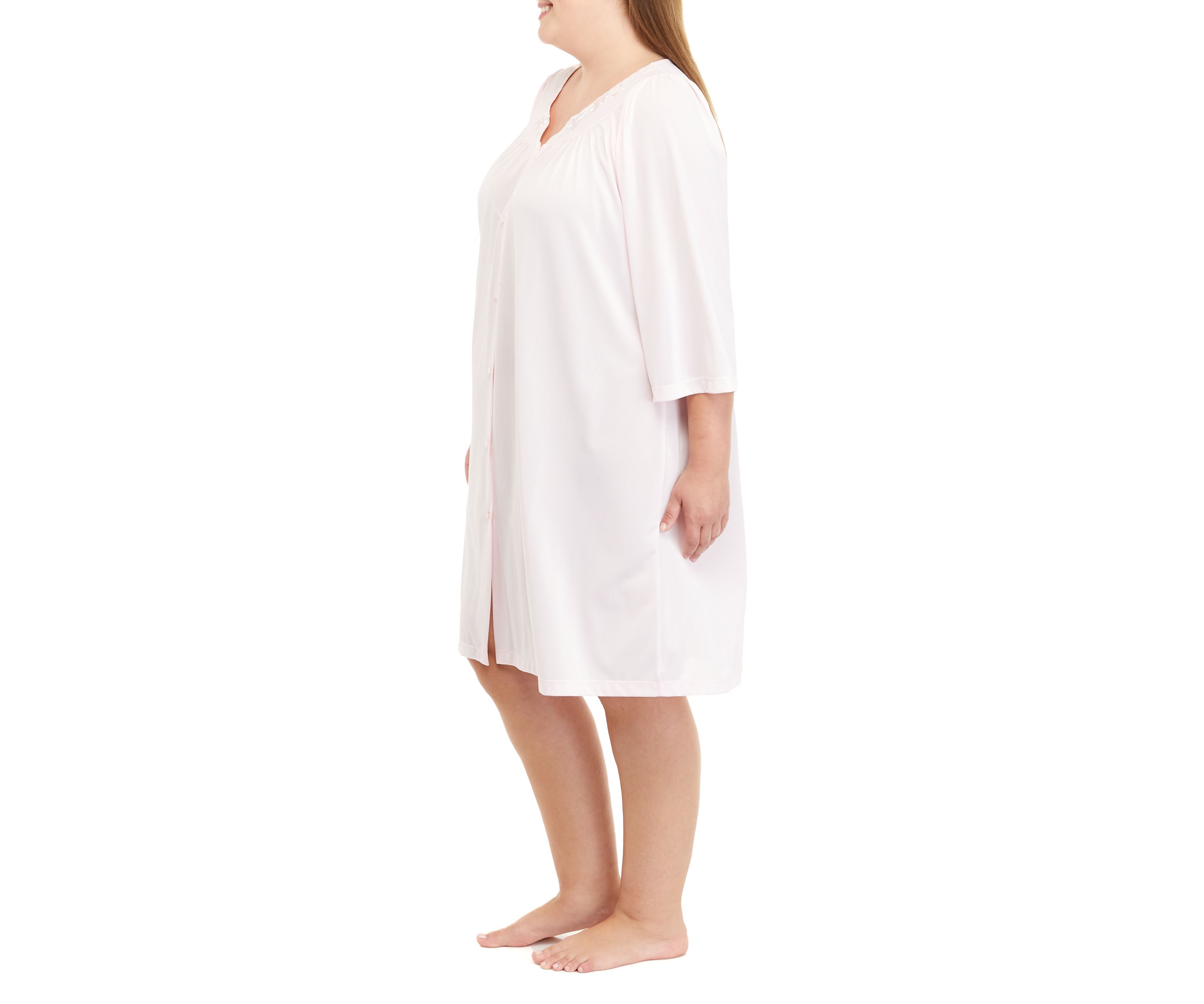 Plus Size Tricot Robe
