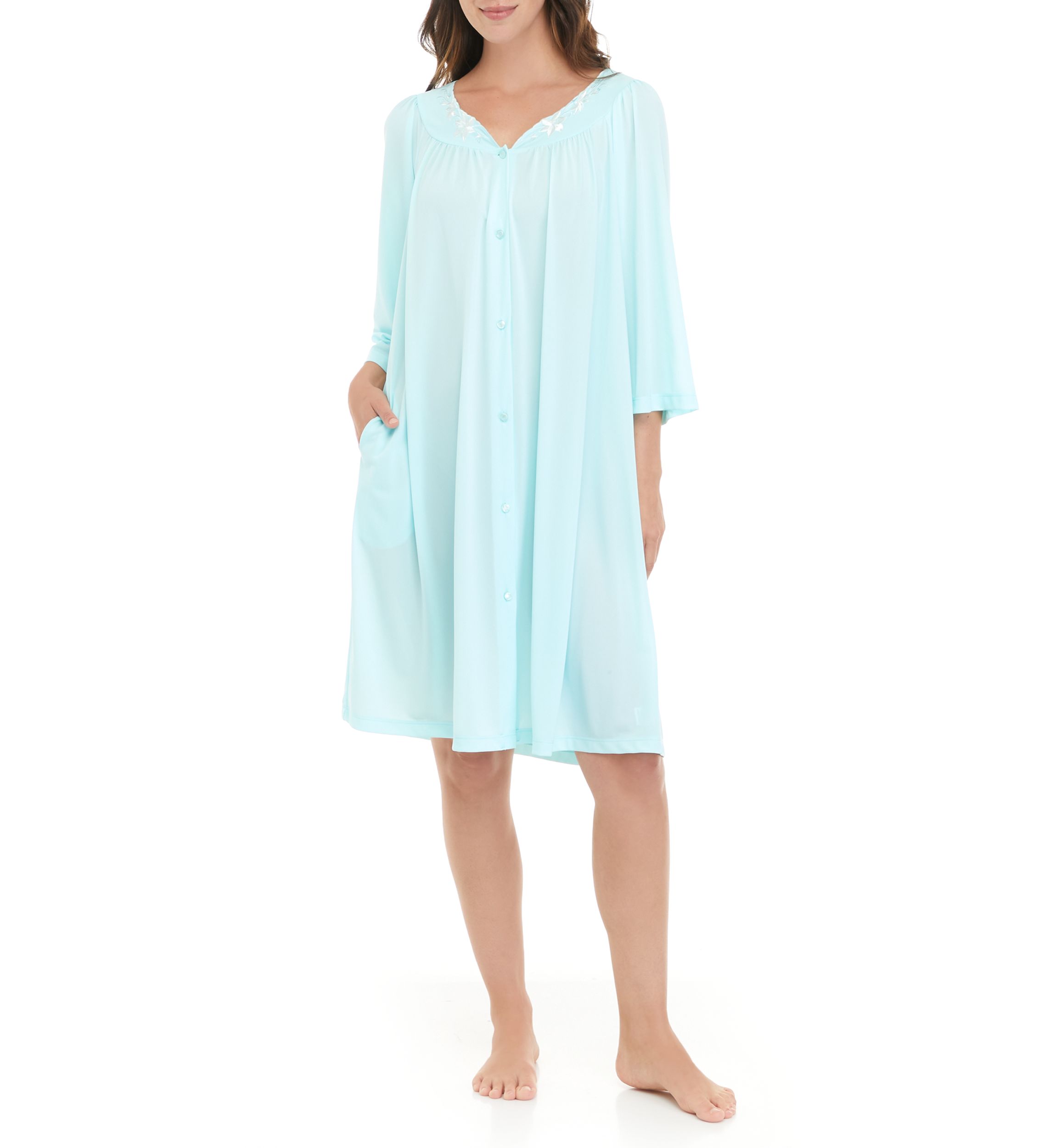 Tricot Button Robe 