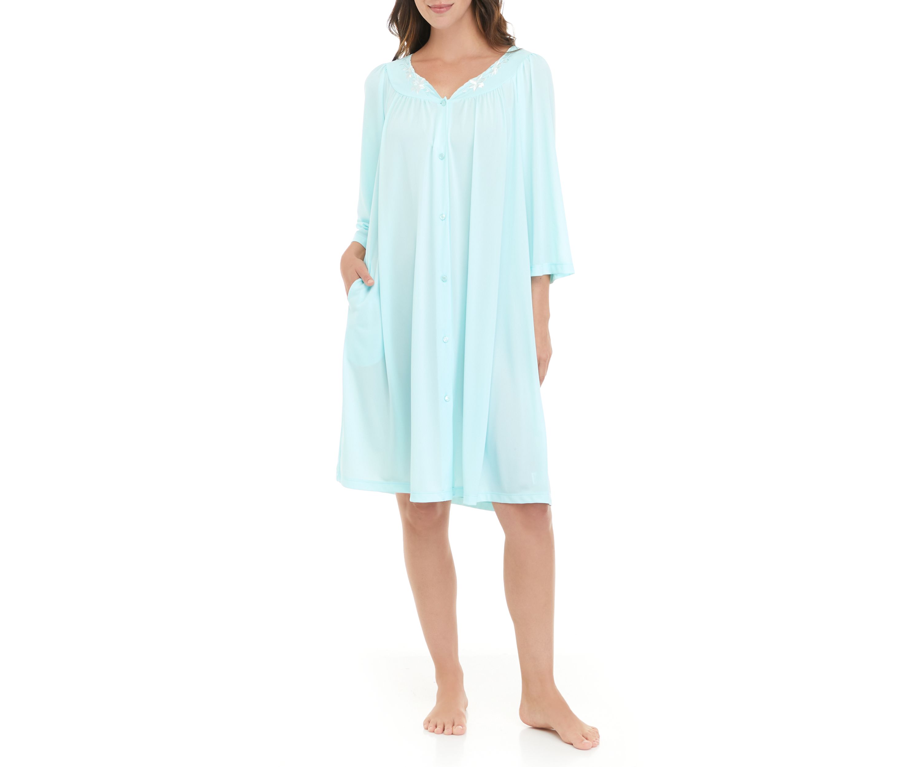 Tricot Button Robe 