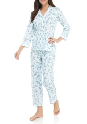 Miss Elaine 2 Piece Floral Cottonessa Pajama Set | belk