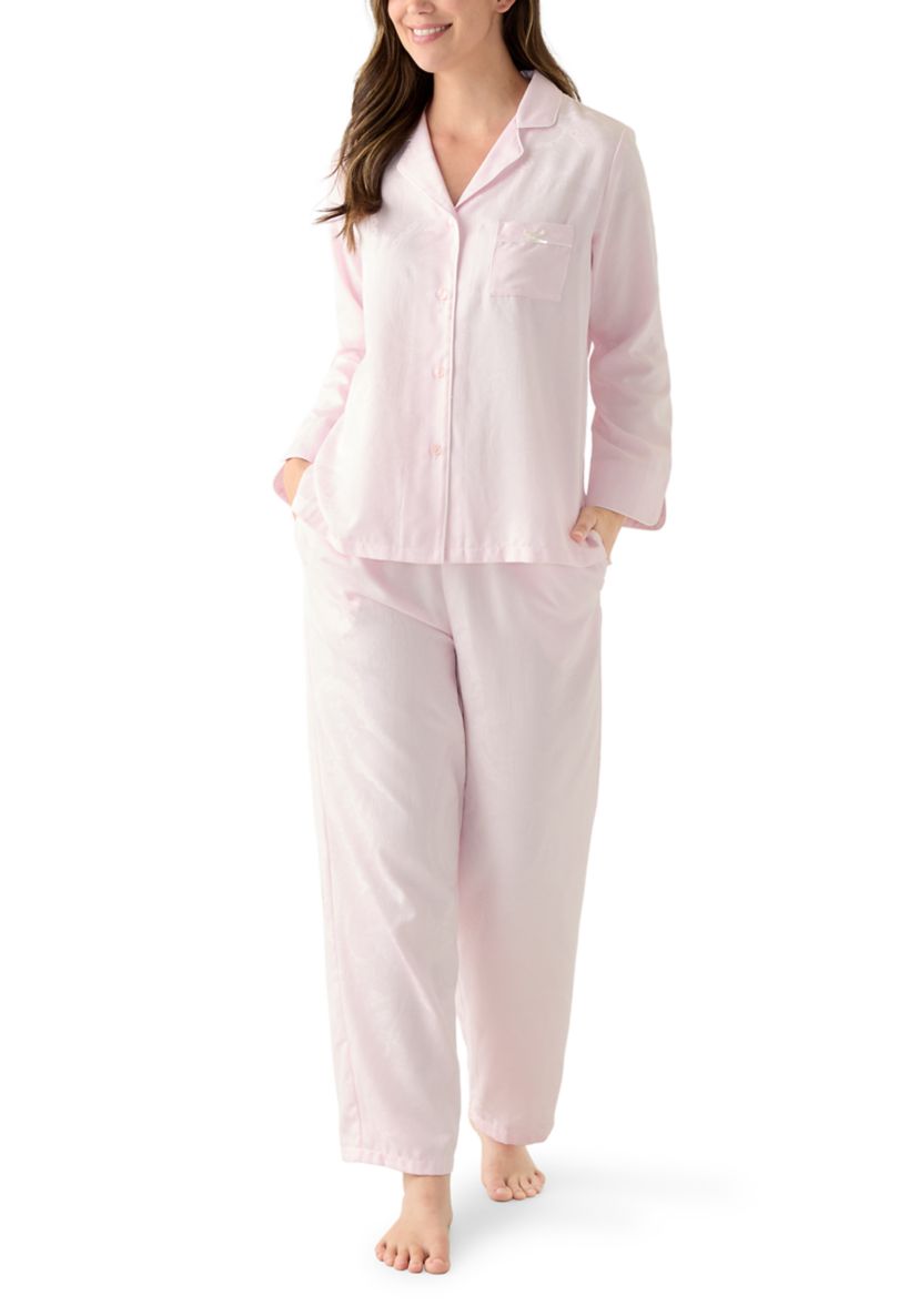 Satin Jacquard Pajama Set